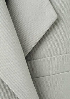 Double-breasted blazer with button closure — Grey 10