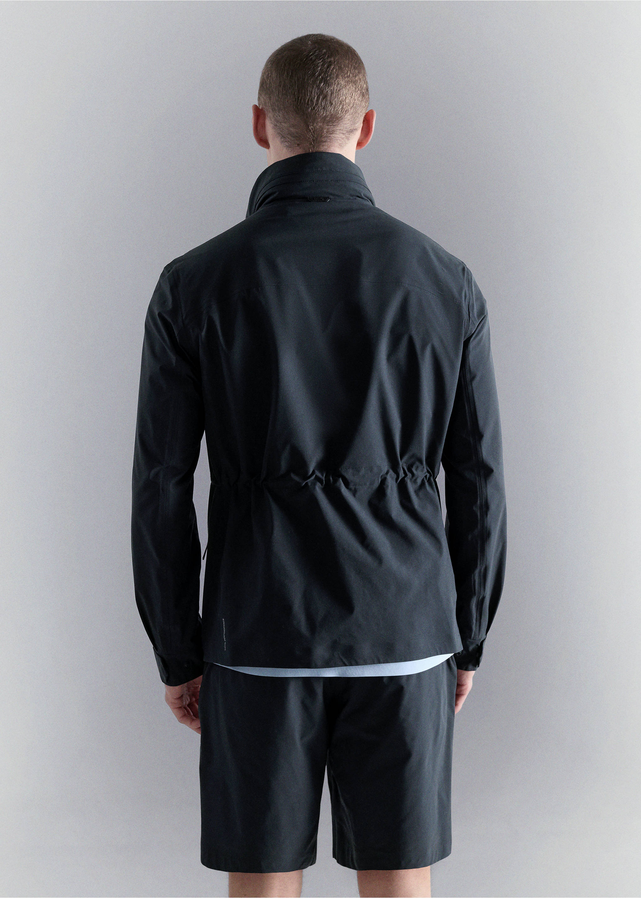 Chaqueta water repellent Thermolite® - Reverso del artículo, Azul marino. Ref: 27037895-00.