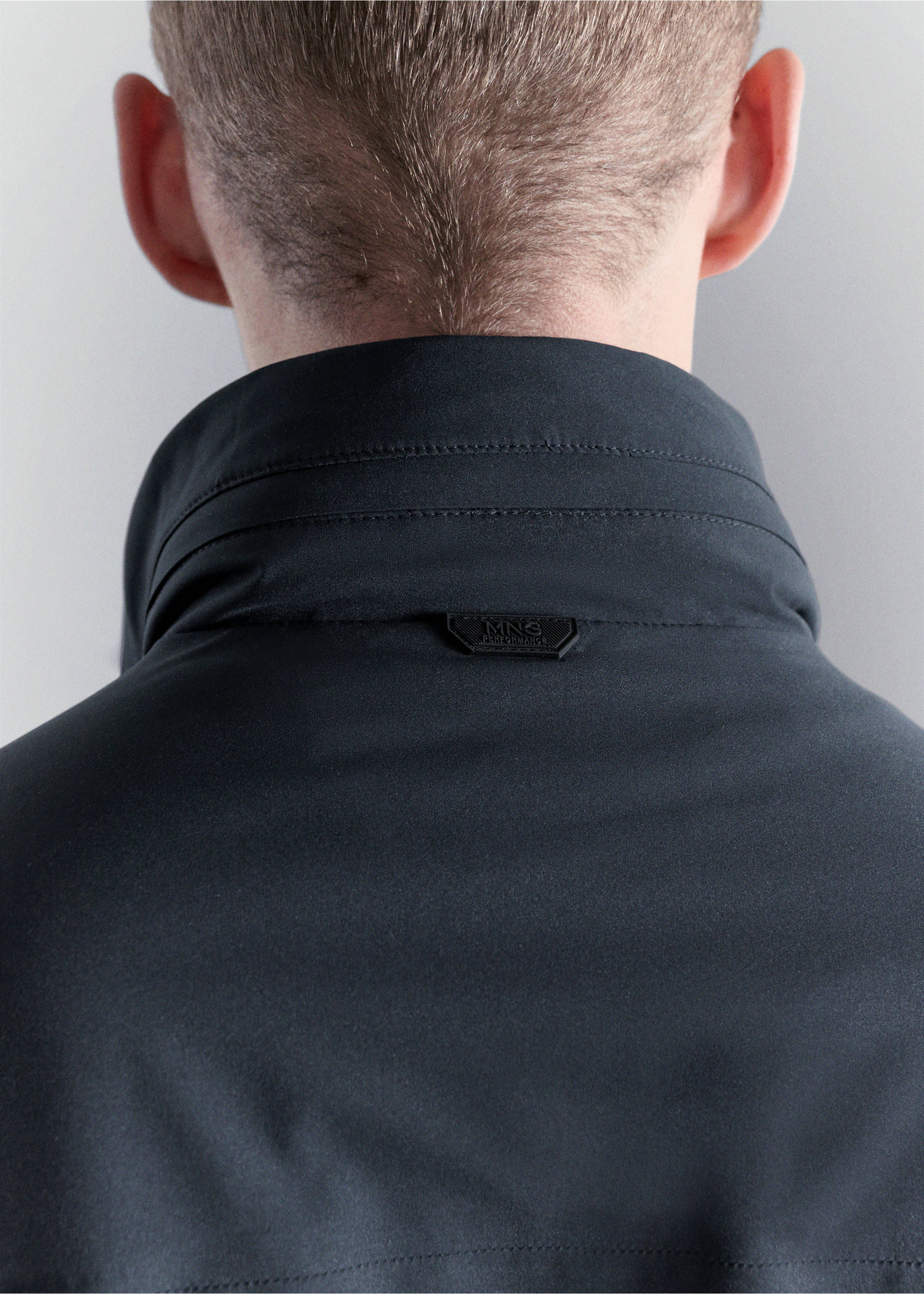 Chaqueta water repellent Thermolite® - Detalle del artículo 6, Azul marino. Ref: 27037895-00.