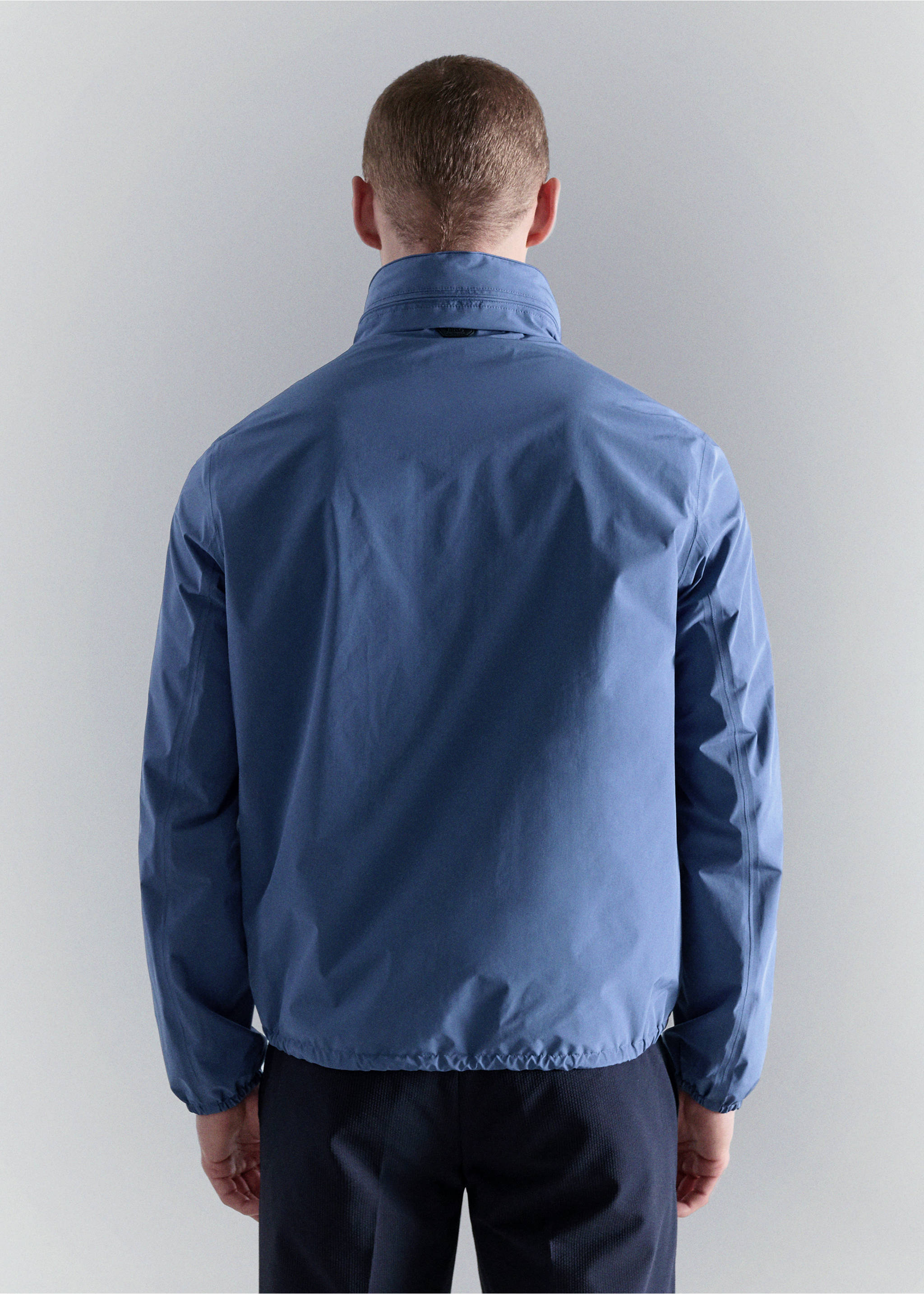 Technical waterproof jacket - Reverse of the article, Vibrant blue. Ref: 27037896-00.