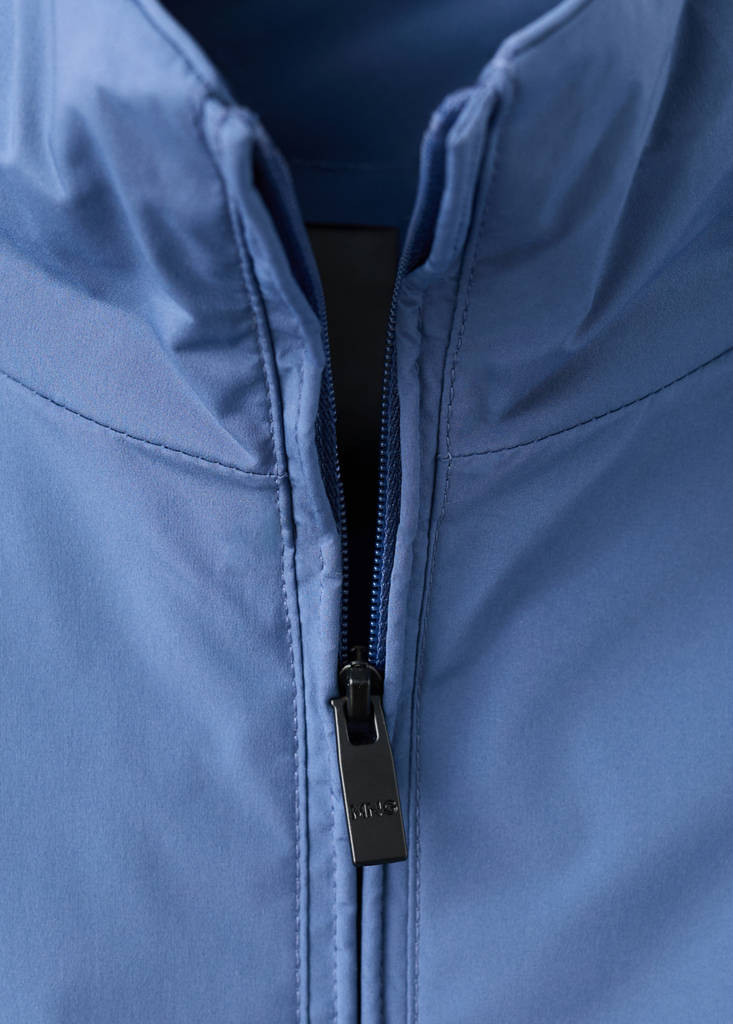 Technical waterproof jacket — Vibrant blue