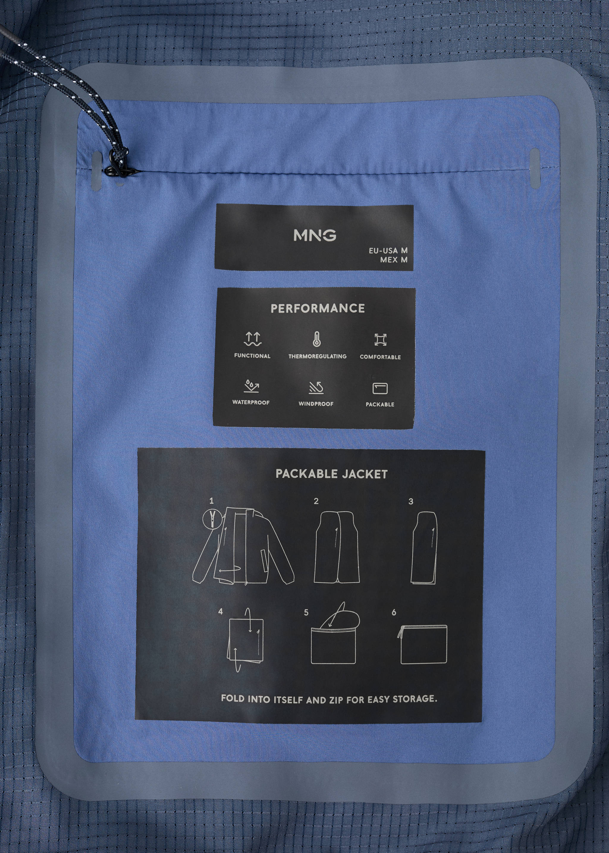 Technical waterproof jacket - Details of the article 0