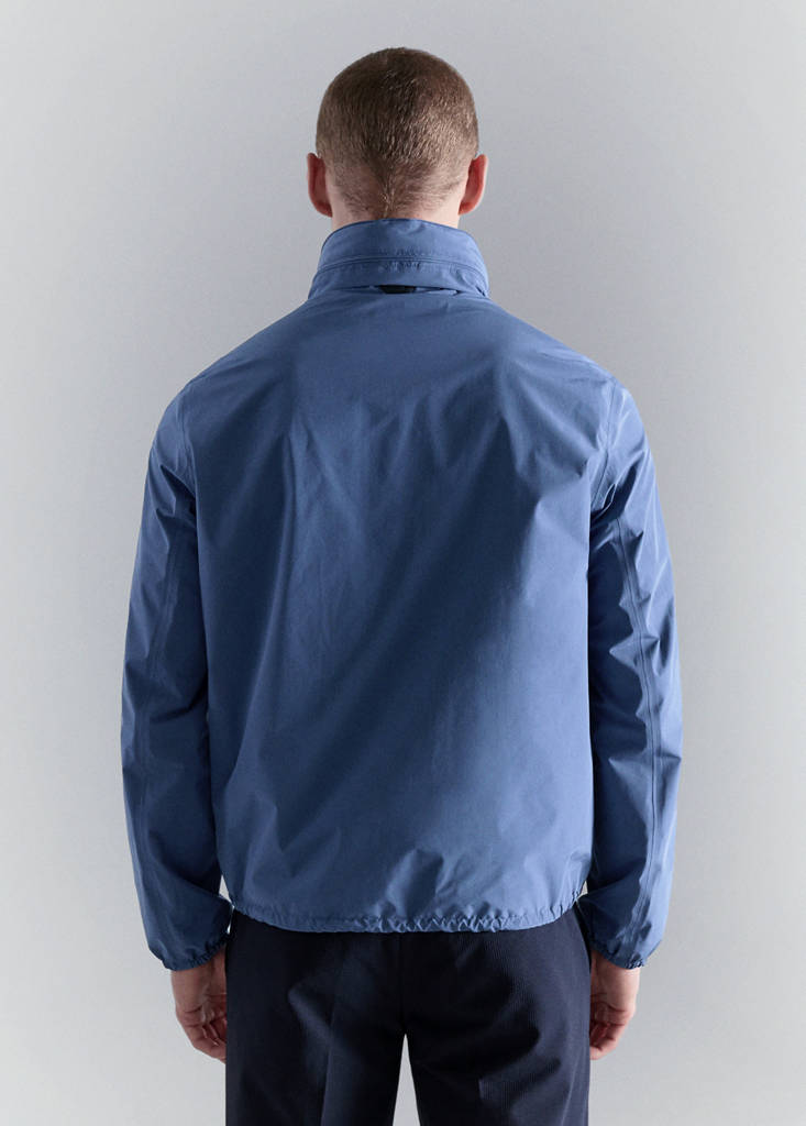 Technical waterproof jacket — Vibrant blue