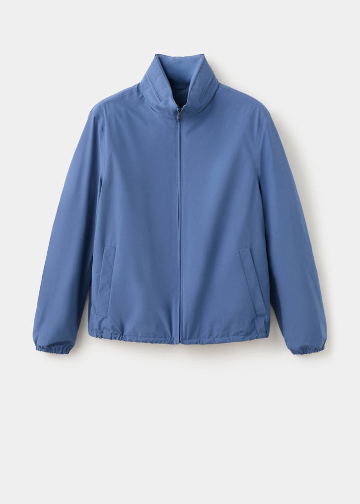 Technical waterproof jacket — Vibrant blue