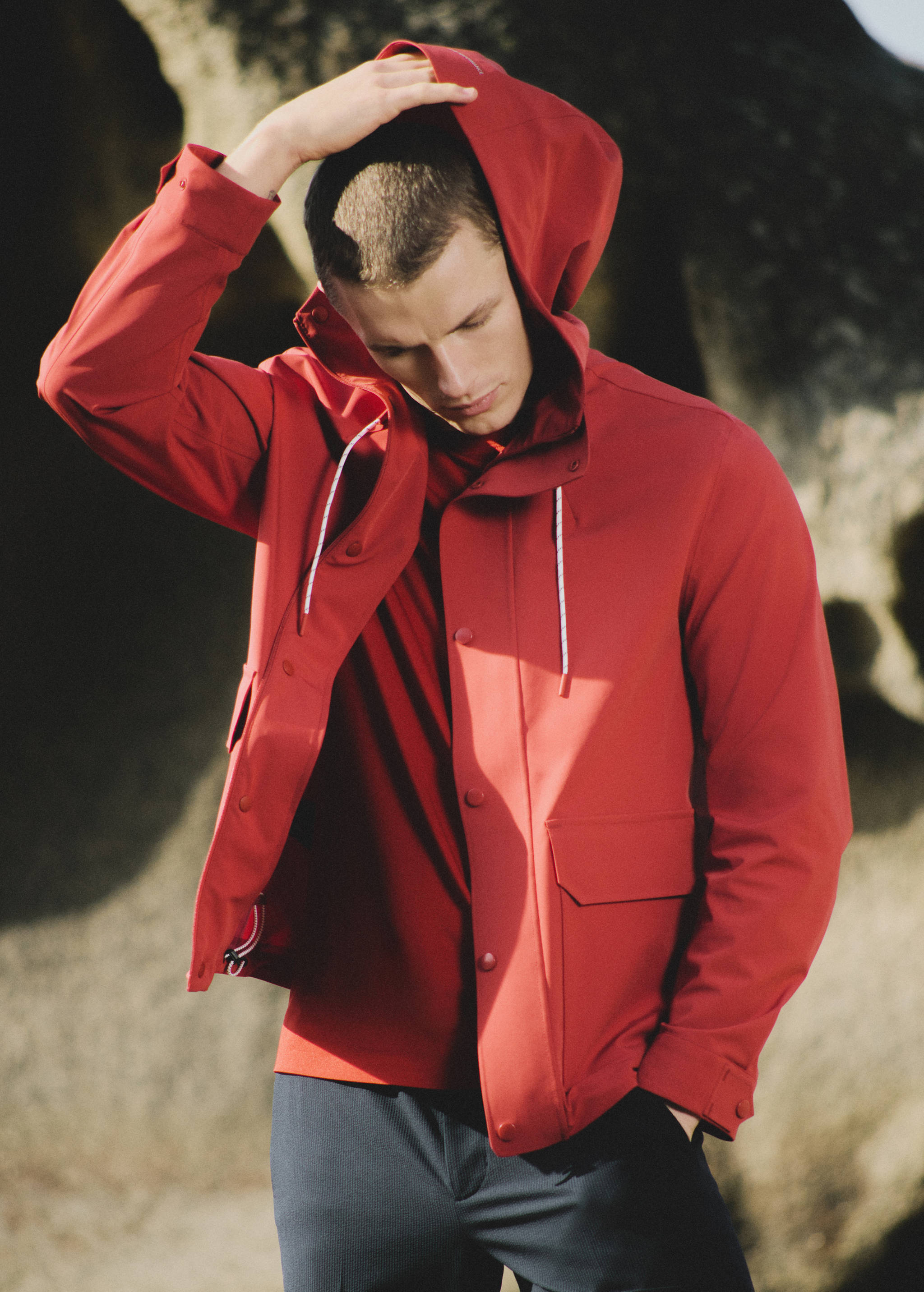 Water-repellent hooded jacket - Details of the article 5