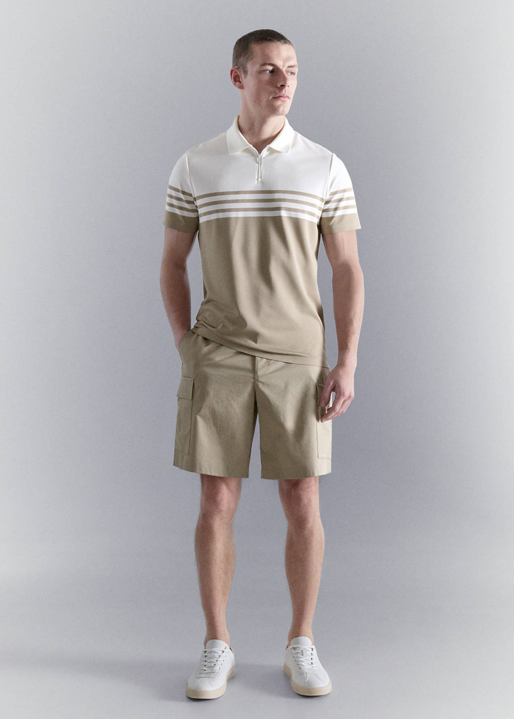 Water-Repellent Cargo Bermuda Shorts by Mango