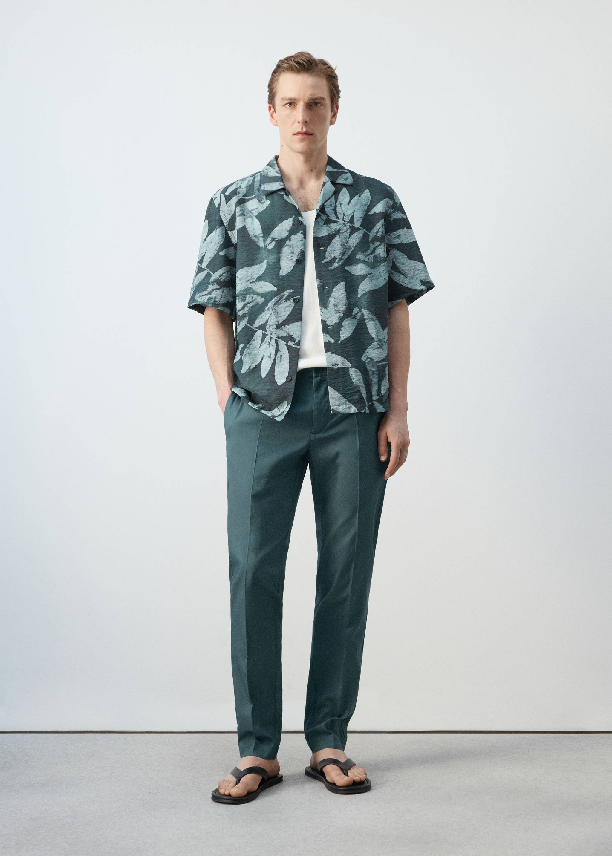 Chemise imprimée regular-fit - Plan général