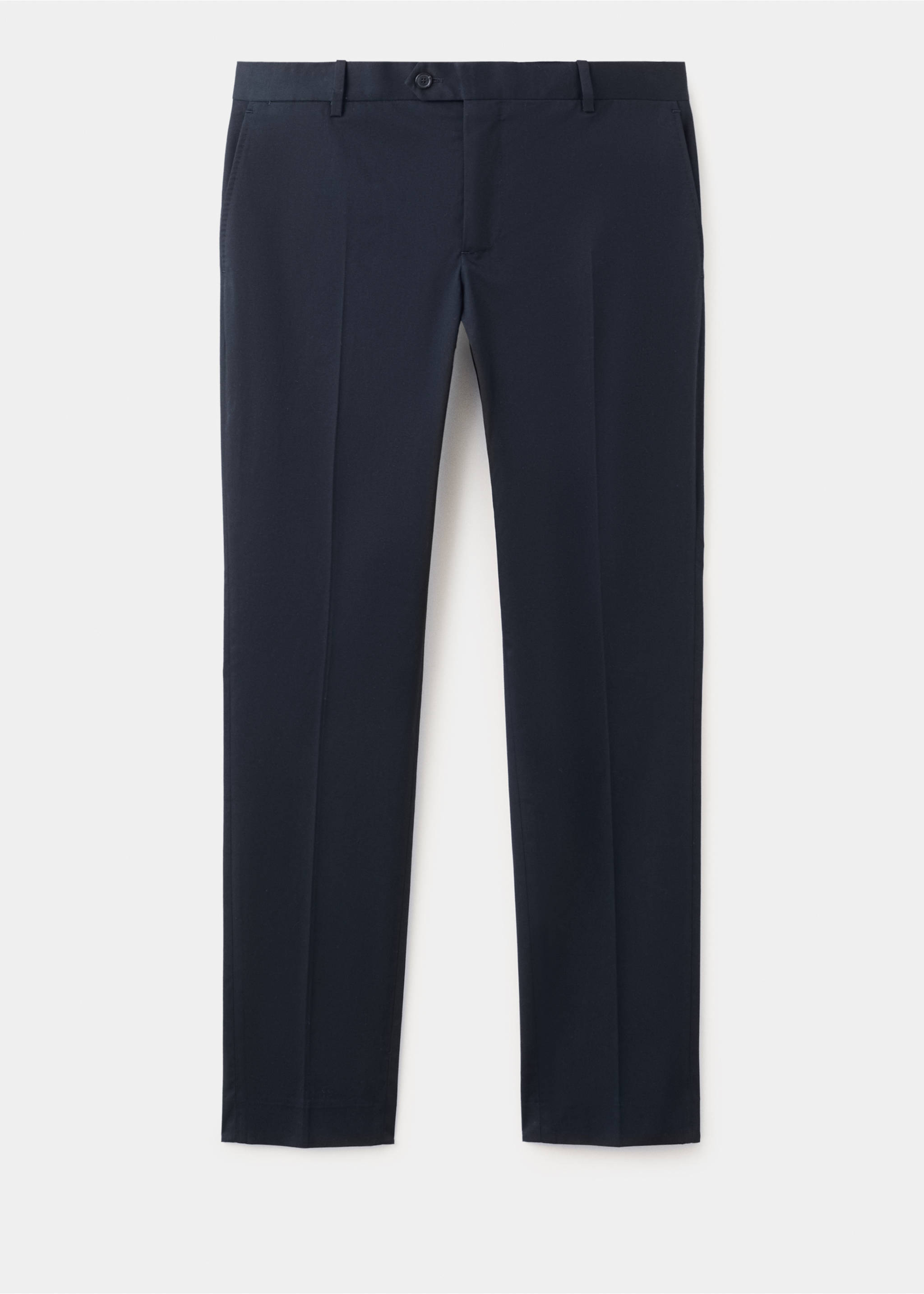 Pantalon slim-fit coton - Article sans modèle, Bleu marine. Ref: 27037901-00.