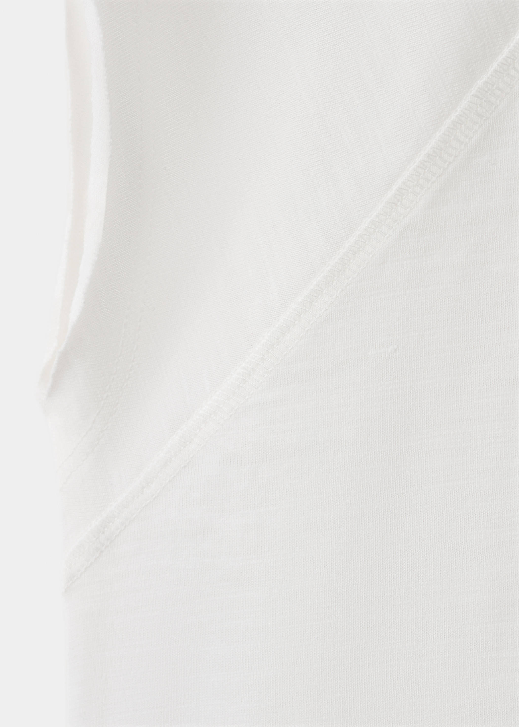 Cropped cotton T-shirt - Details of the article 8