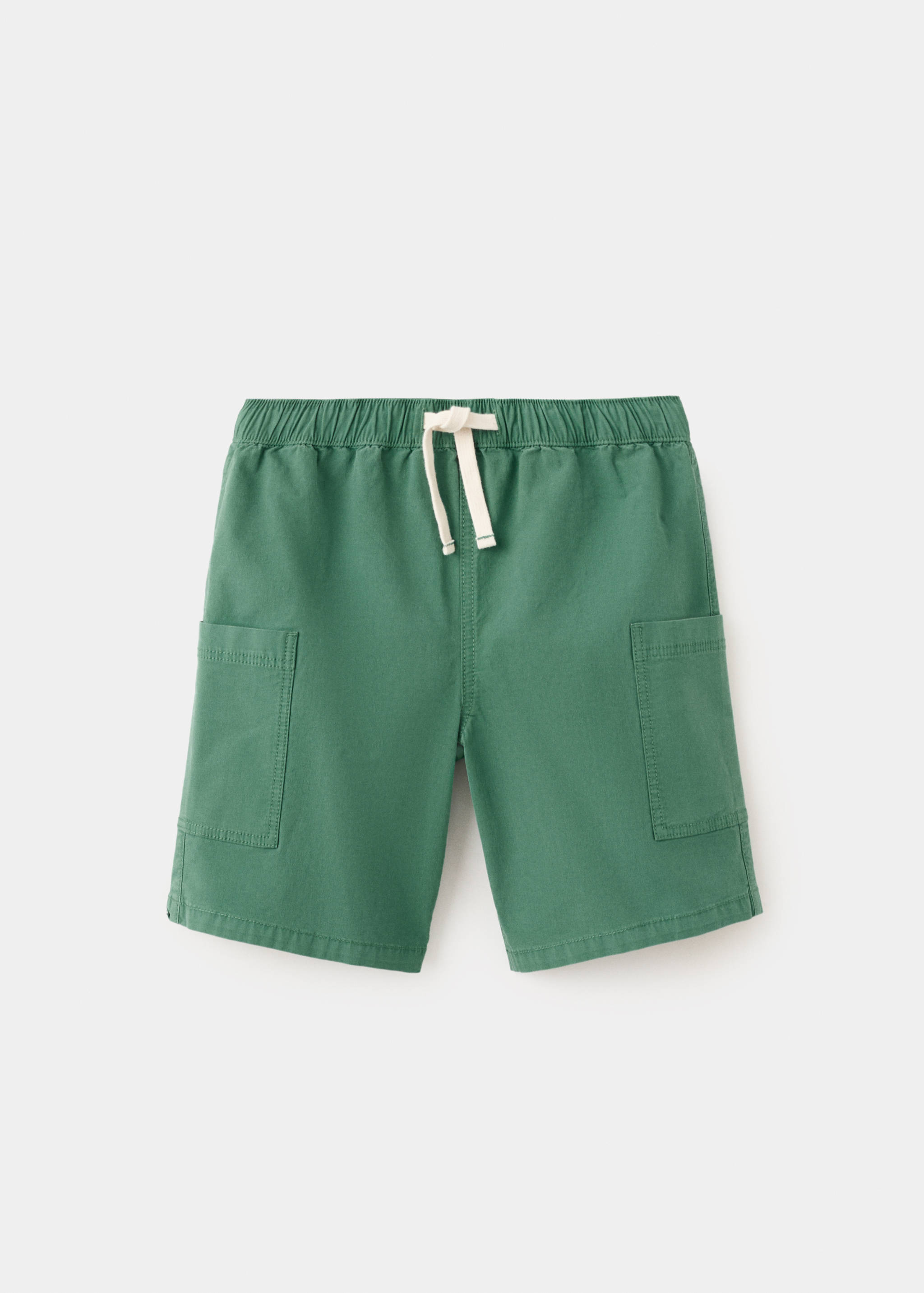 Хлопковые бермуды с карманами-карго - Изделие без модели
