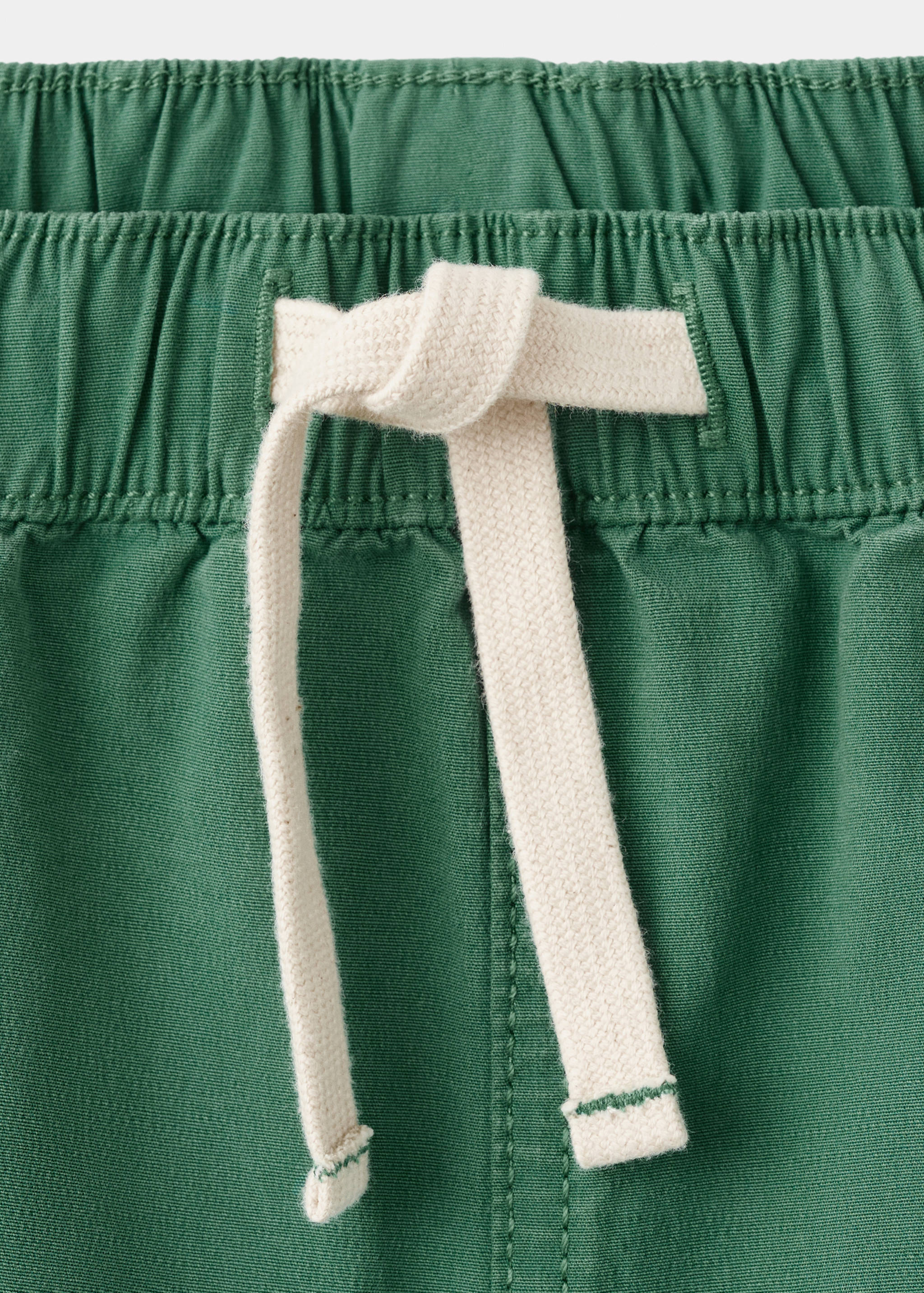 Cargo pockets cotton bermuda shorts - Details of the article 8