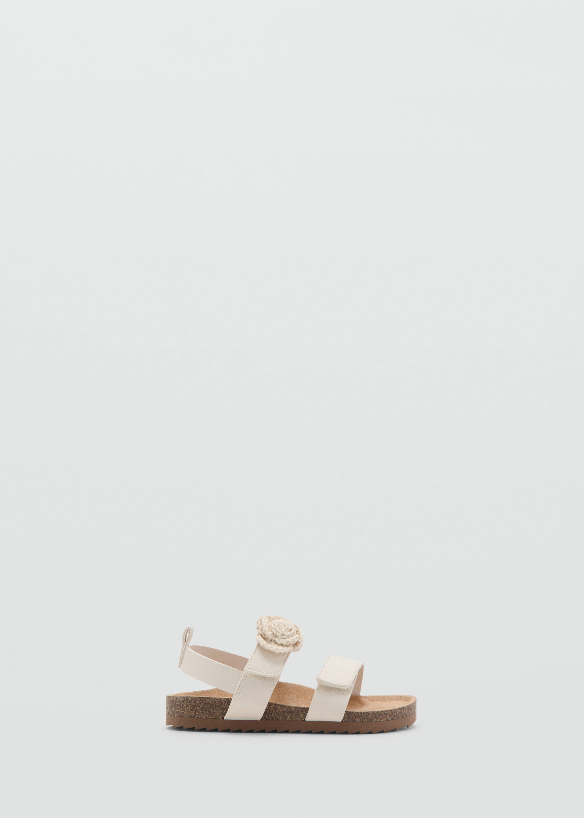 Sandals with flower strap - Article without model, Off White. Ref: 27037908-00.