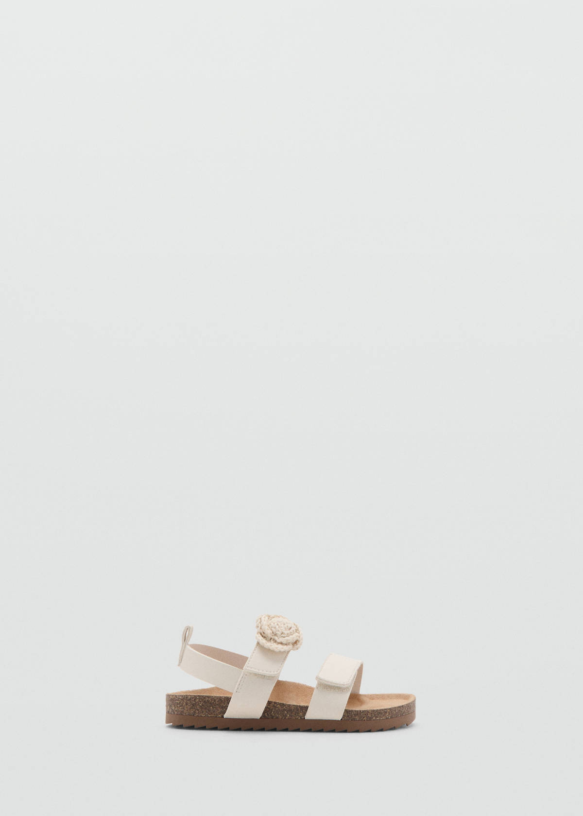 Sandals with flower strap — Off White