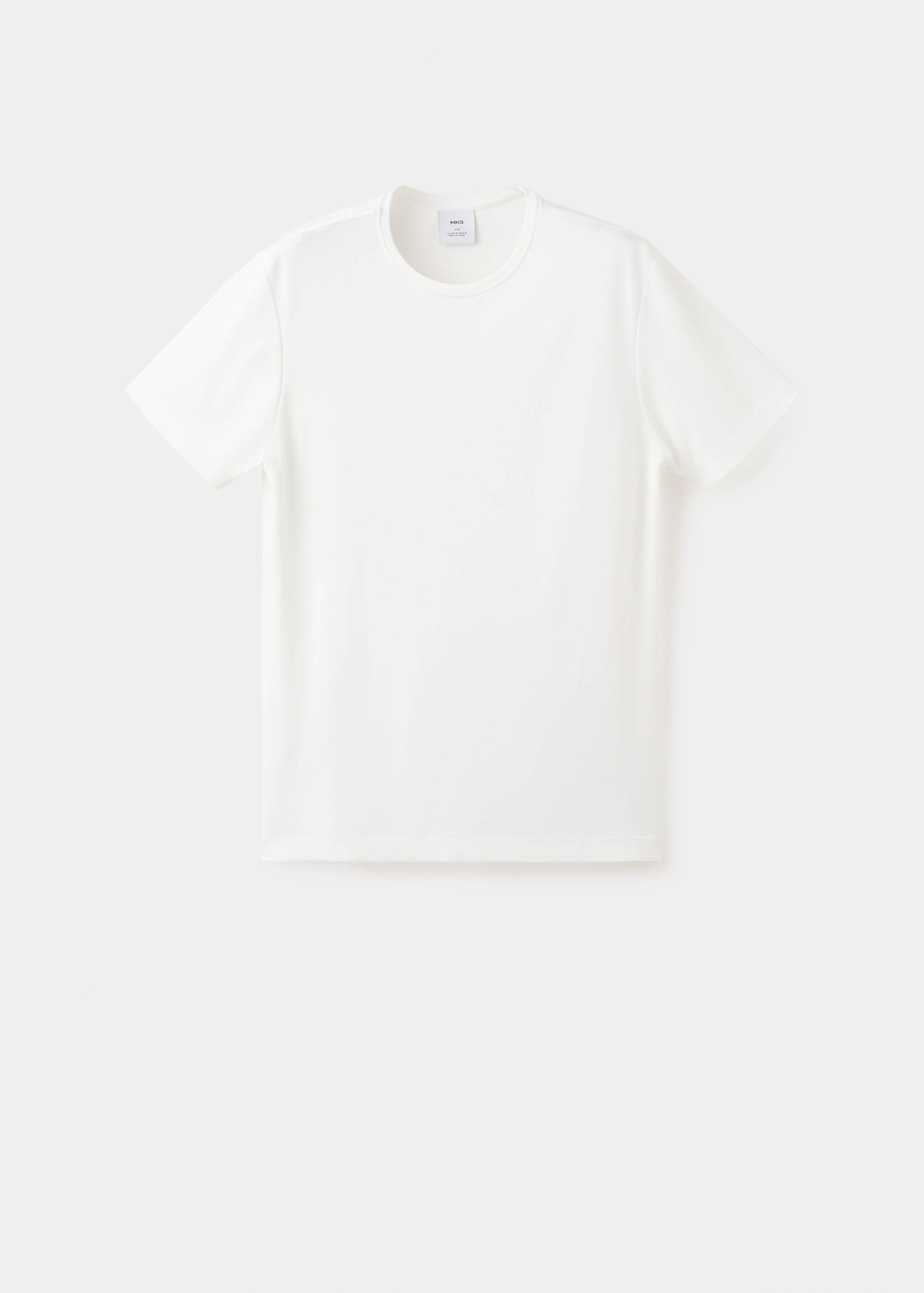 Slim-fit short-sleeved t-shirt - Article without model
