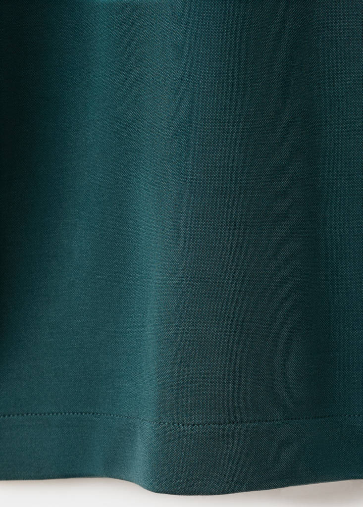 Slim-fit short-sleeved t-shirt — Dark Green
