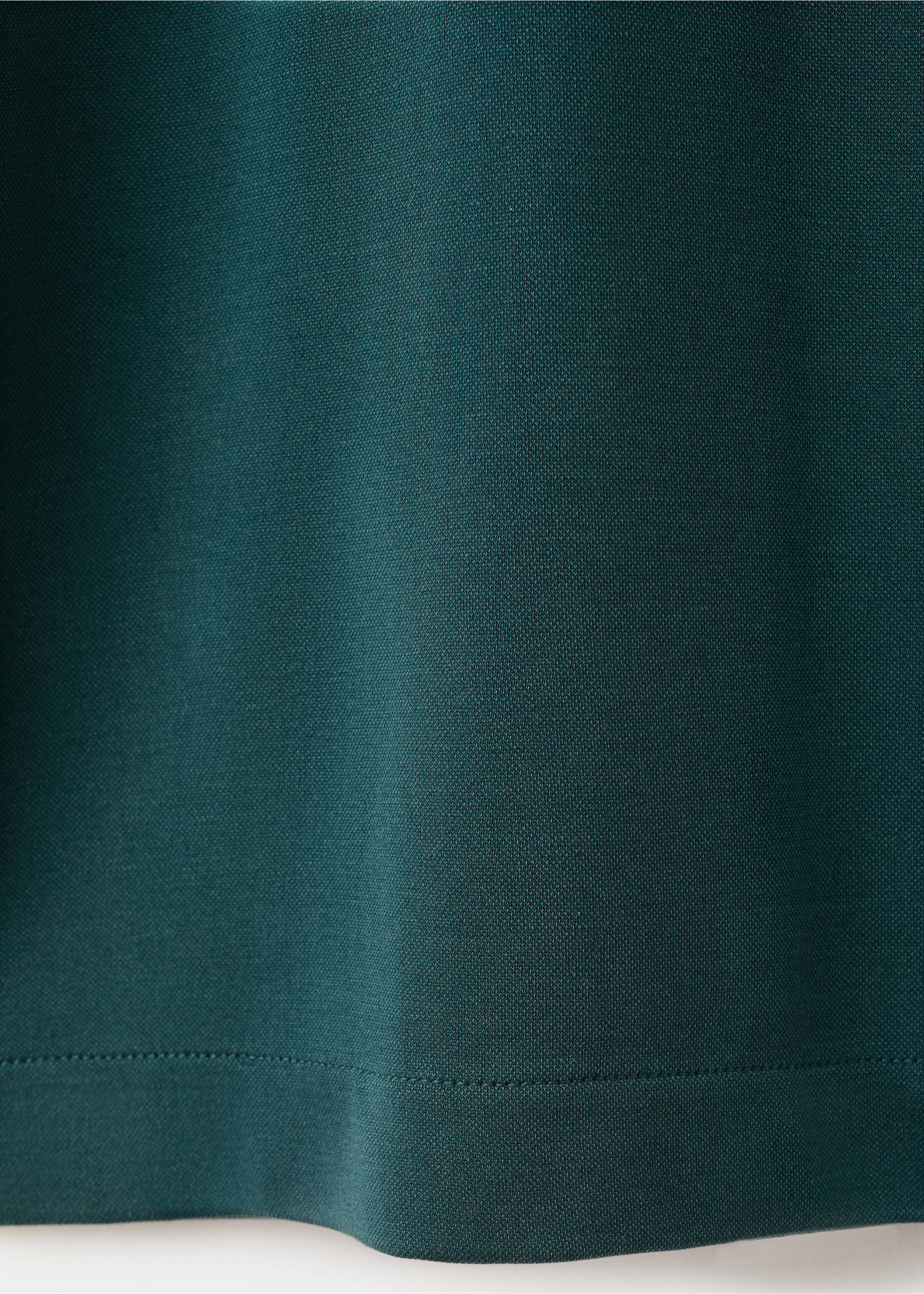 Camiseta slim fit manga corta - Detalle del artículo 0, Verde oscuro. Ref: 27037911-00.