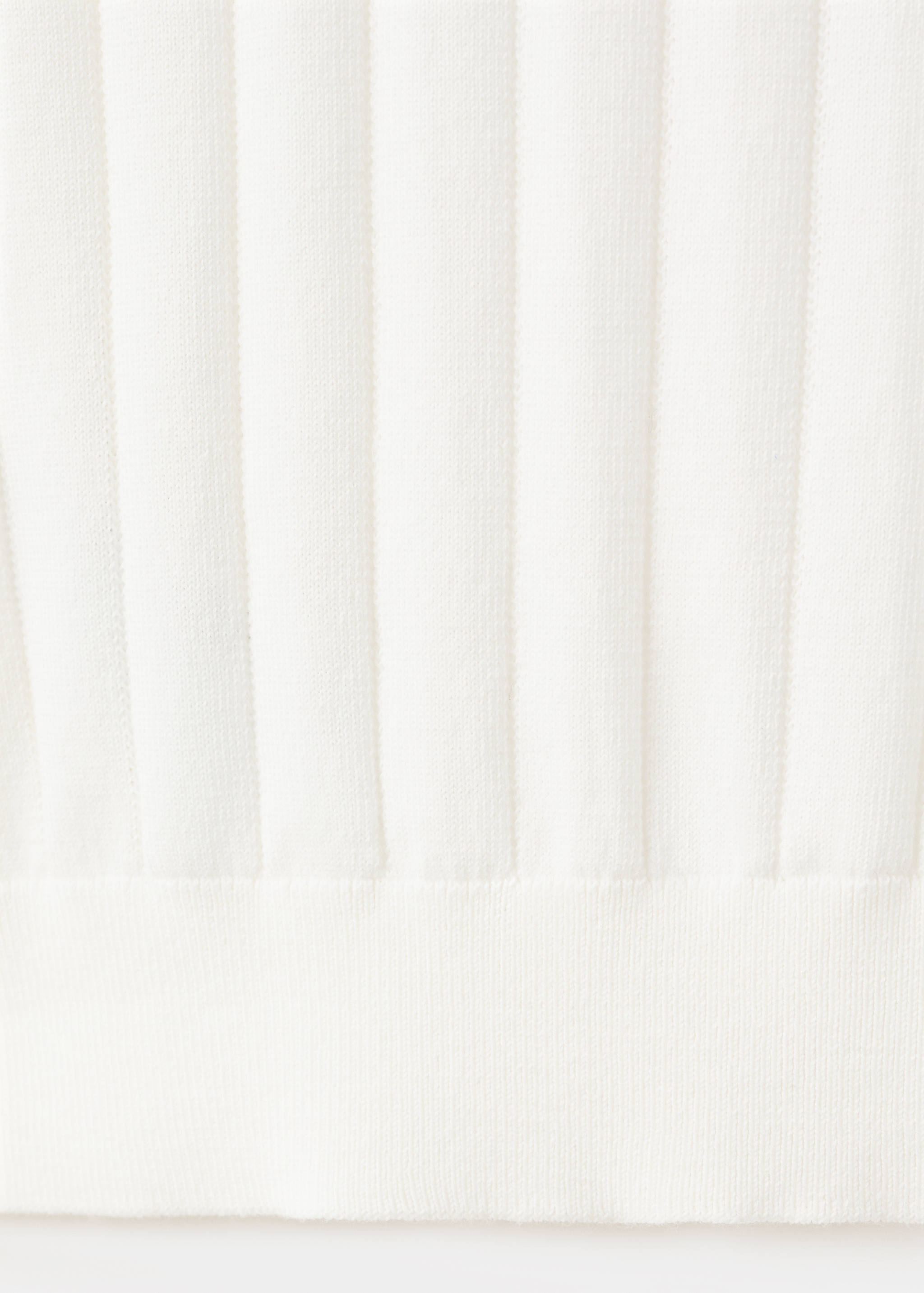 T-shirt de malha fina de 100% algodão - Pormenor do artigo 0