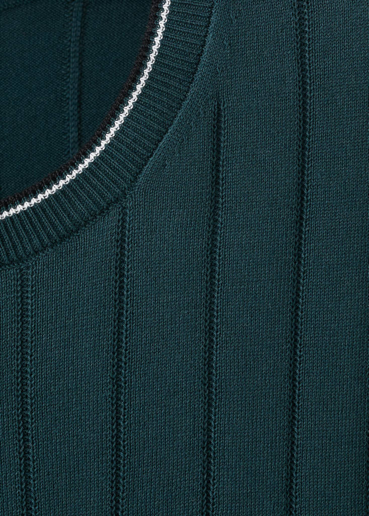 Fine jersey 100% cotton T-shirt — Forest Green