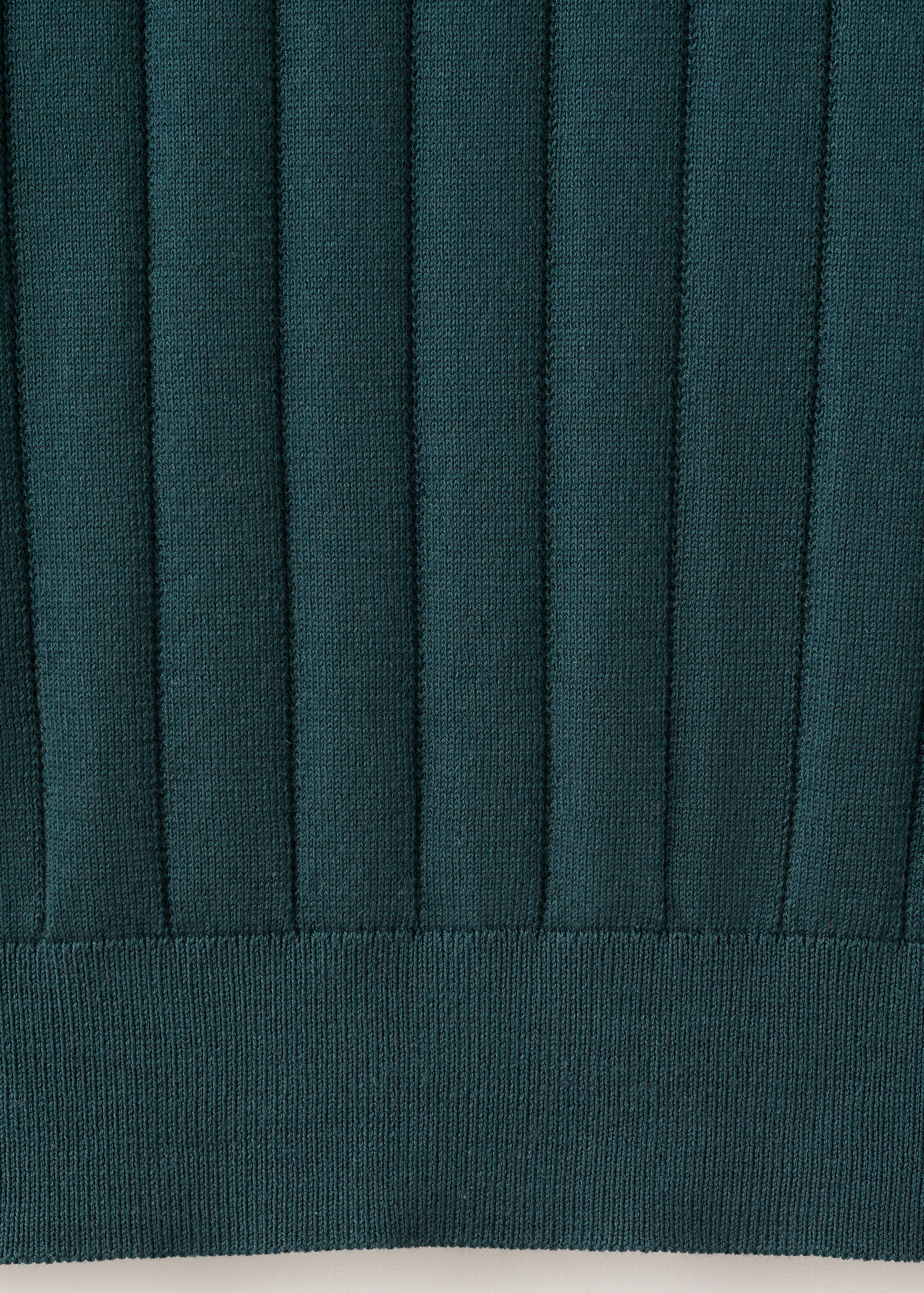 T-shirt de malha fina de 100% algodão - Pormenor do artigo 0