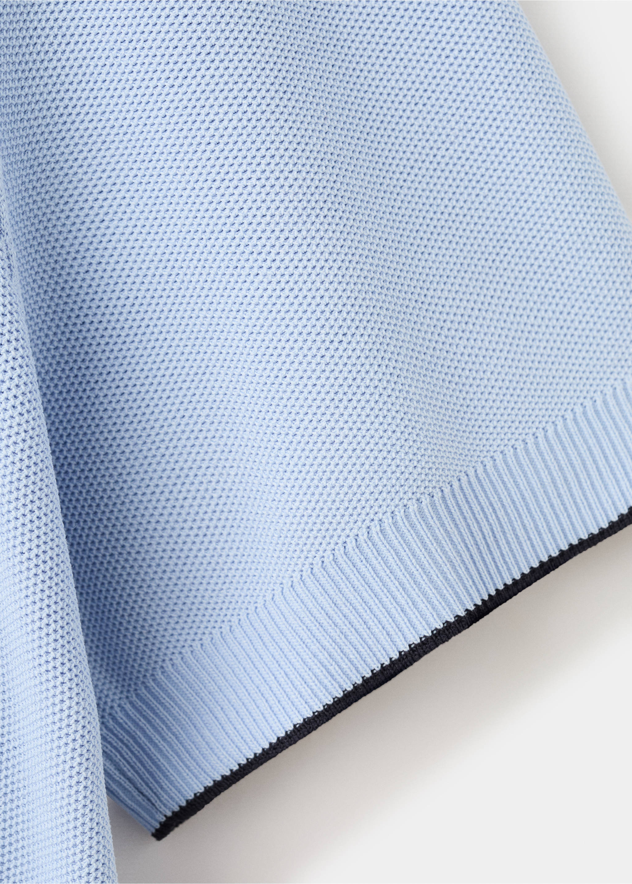 T-shirt maille combinée - Détail de l'article 0, Bleu ciel. Ref: 27037917-00.