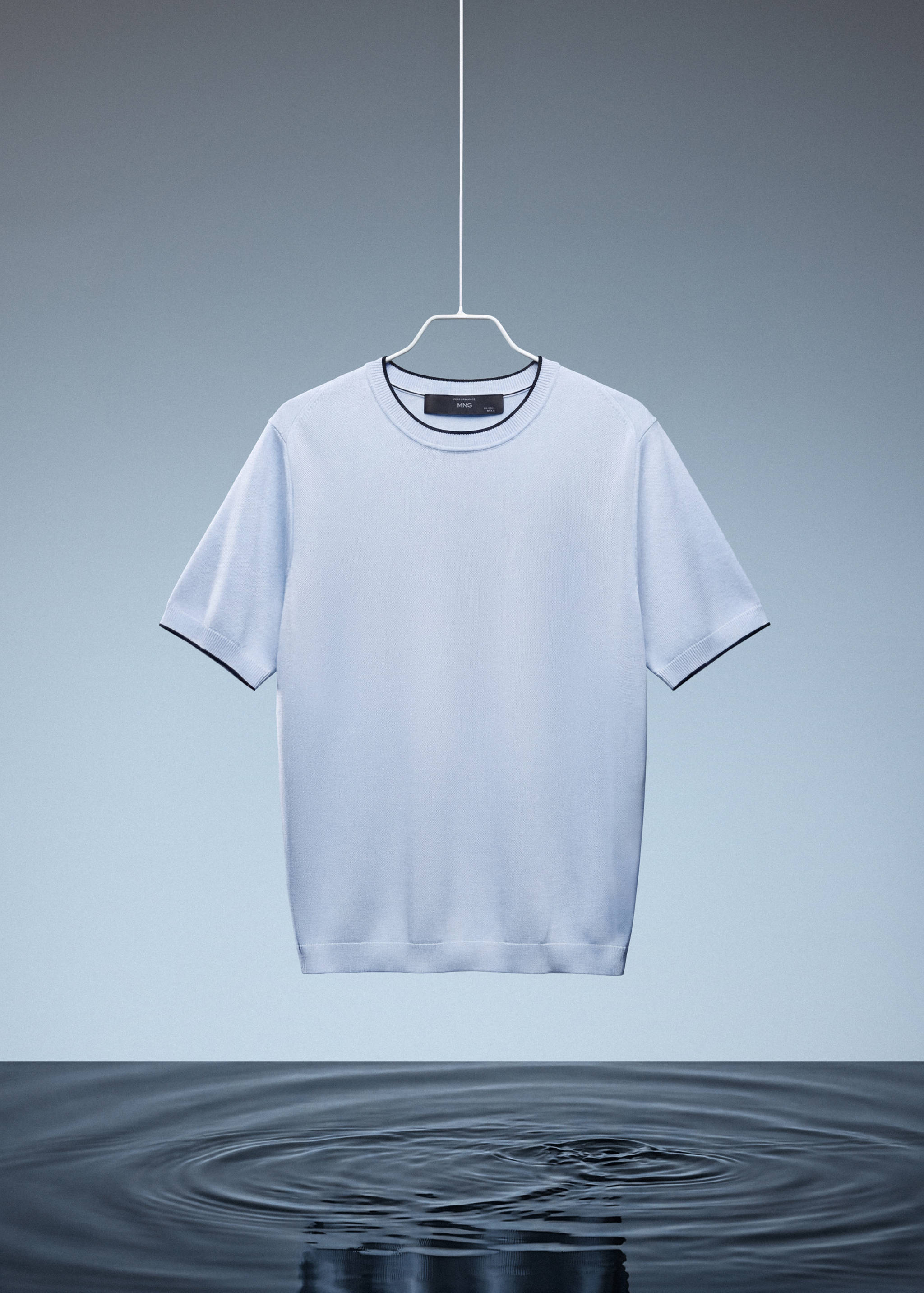 Combined knitted t-shirt - Details of the article 9