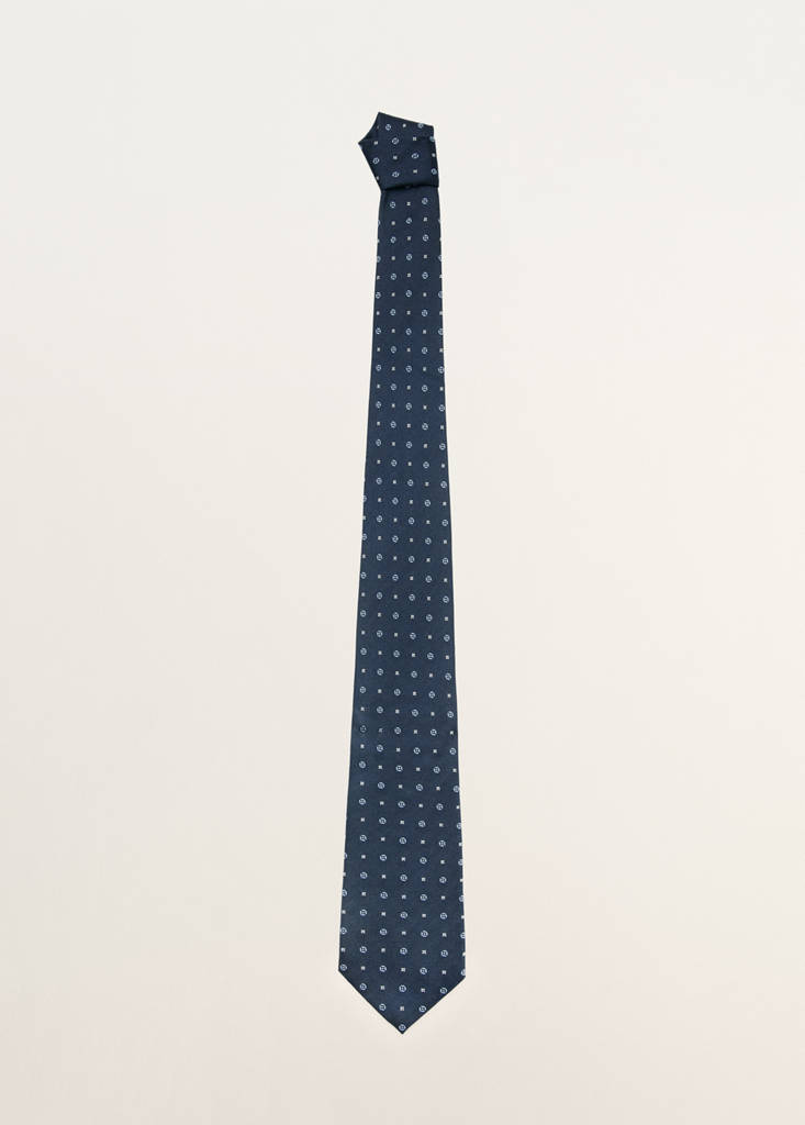 Corbata 100% seda estampado