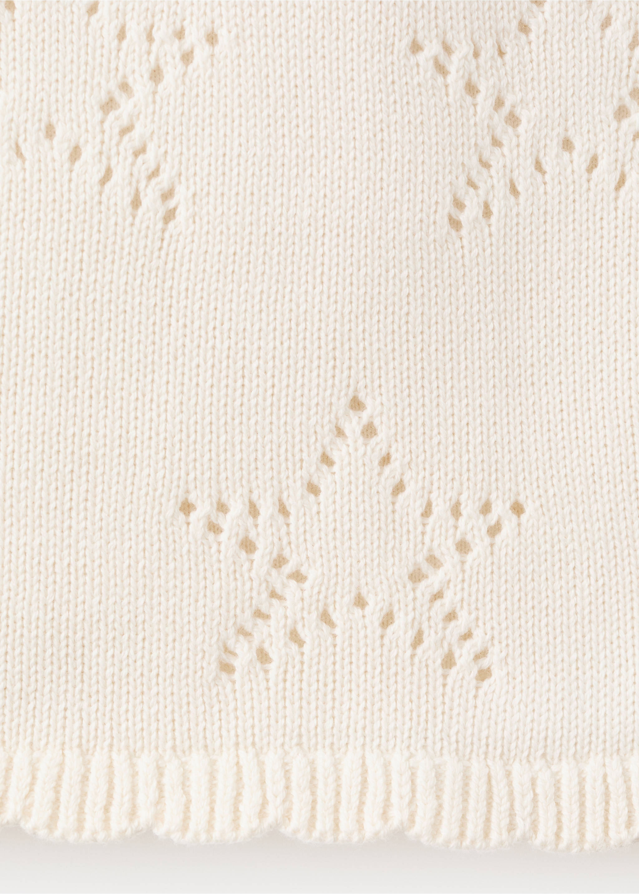 Embroidered star top - Details of the article 0, Off White. Ref: 27037926-00.