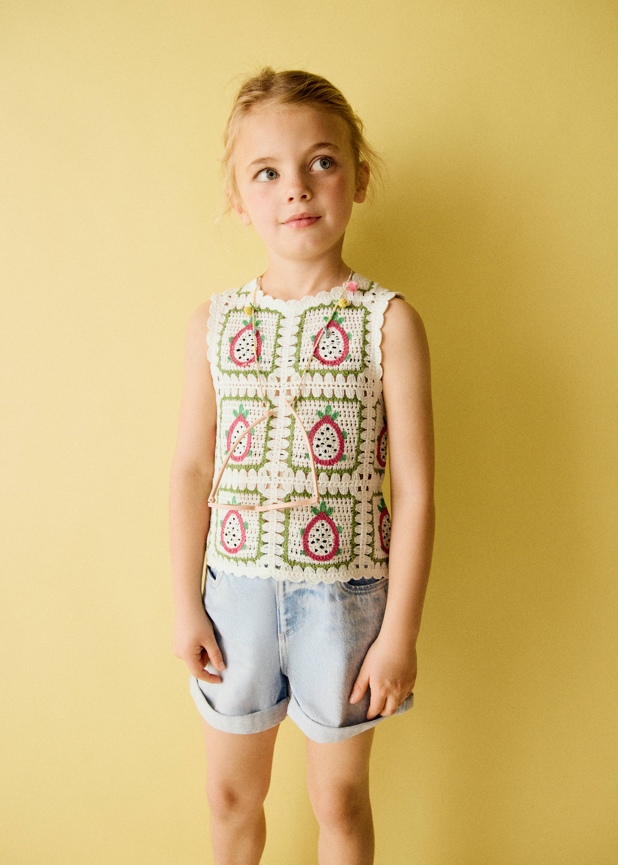 Crochet crop top - Medium plane