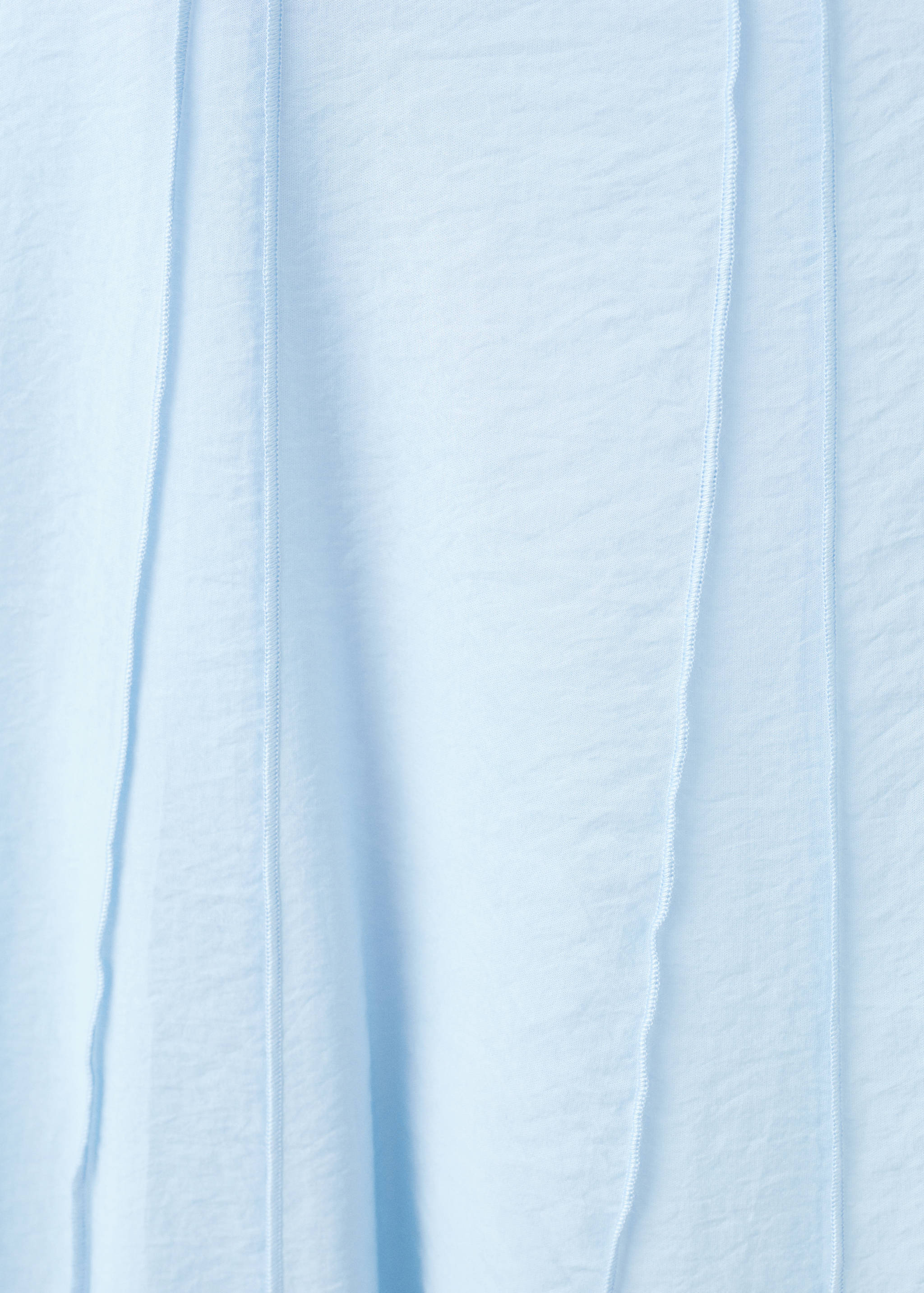 Vestido lyocell detalle costuras - Detalle del artículo 0