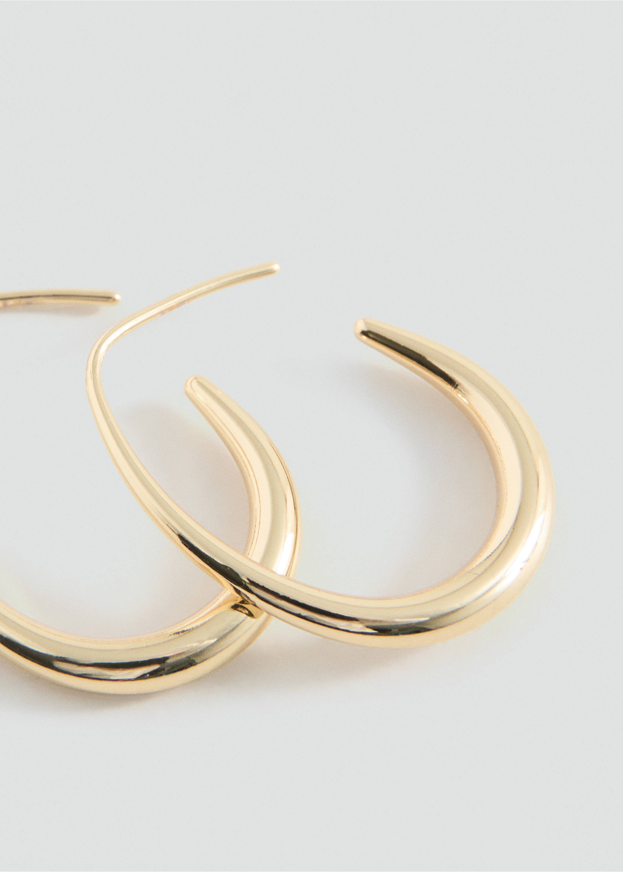 Hoop earrings - Medium plane, Gold. Ref: 27037930-00.