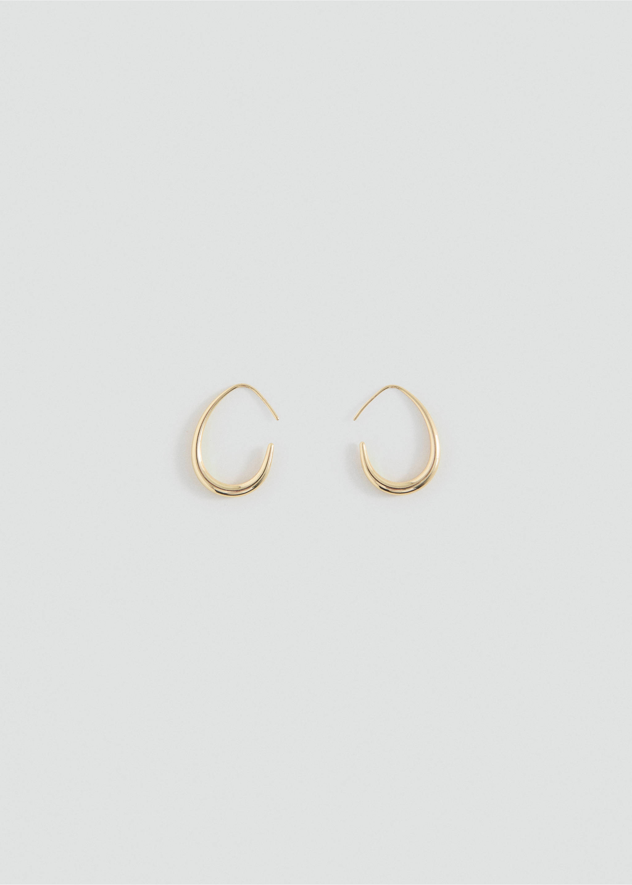 Hoop earrings - Article without model, Gold. Ref: 27037930-00.