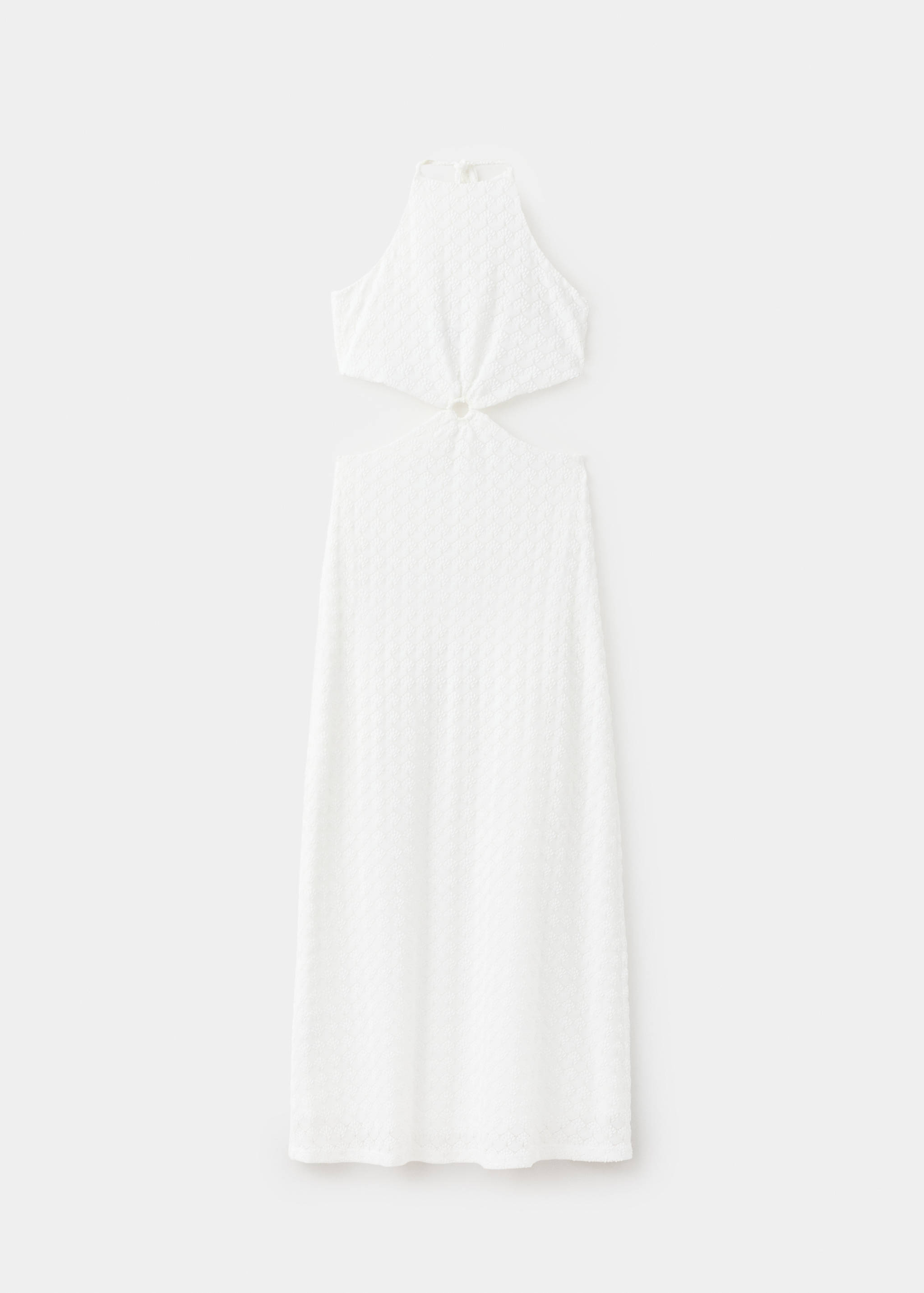 Embroidered cut-out dress - Article without model
