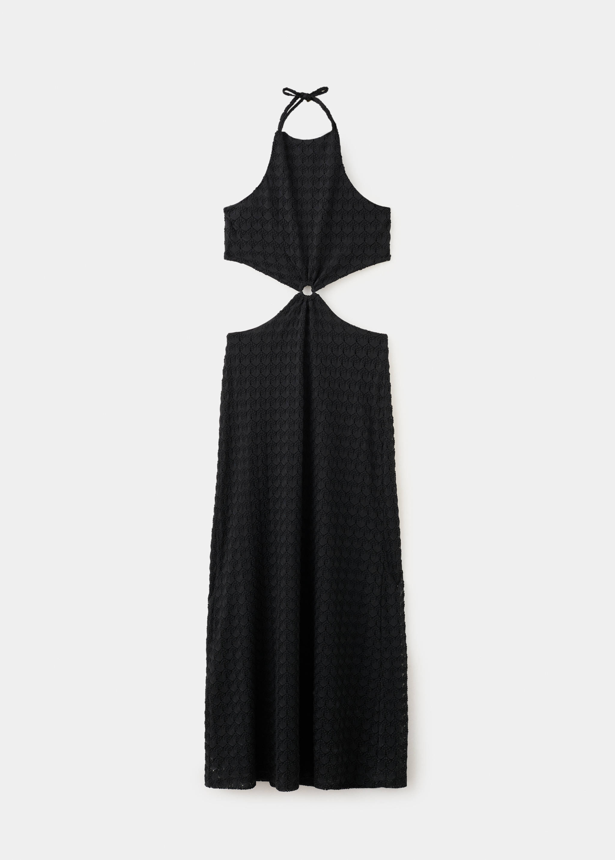 Cut-out halter dress - Article without model