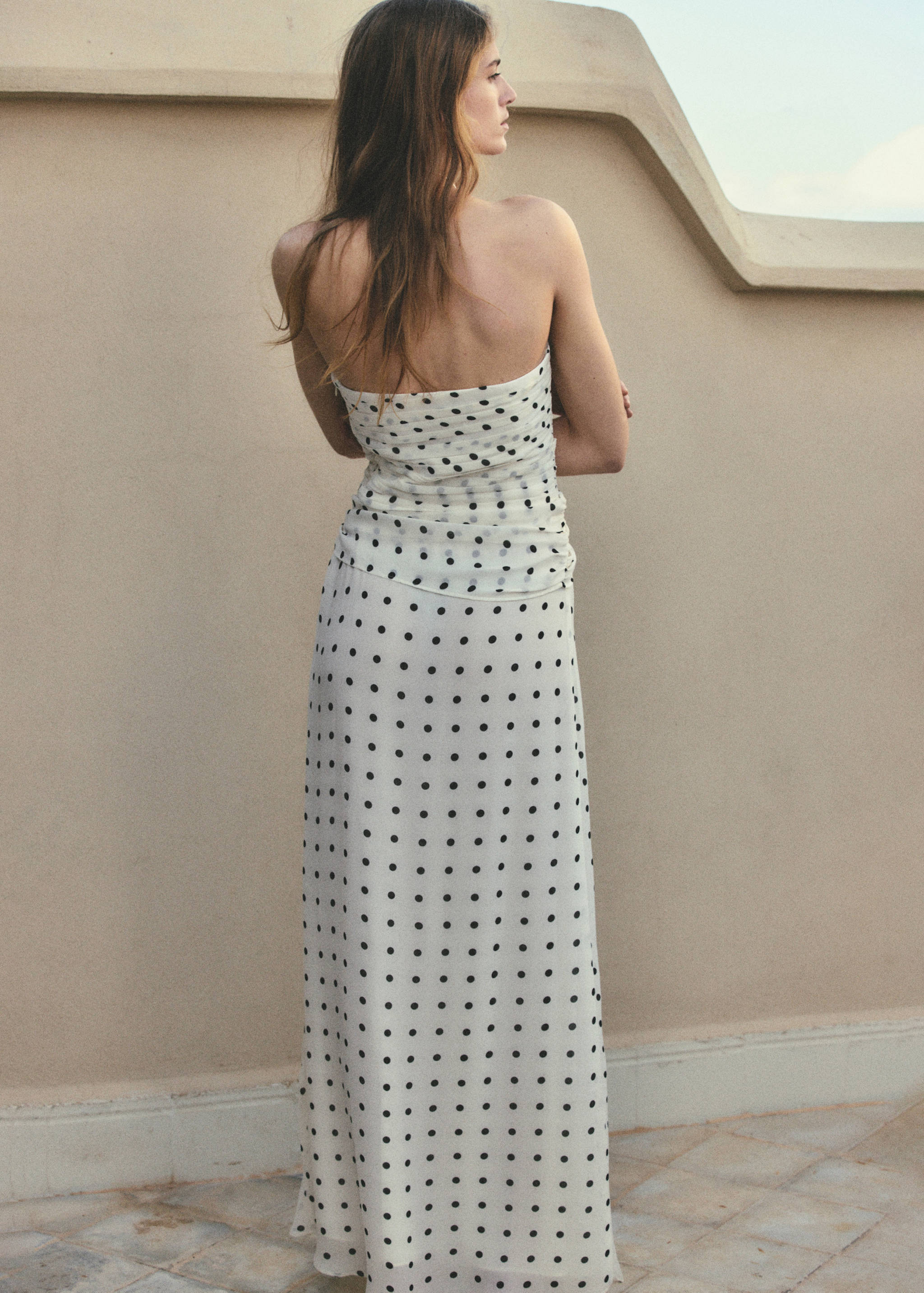 Vestit evasé de pics - Revers de l'article