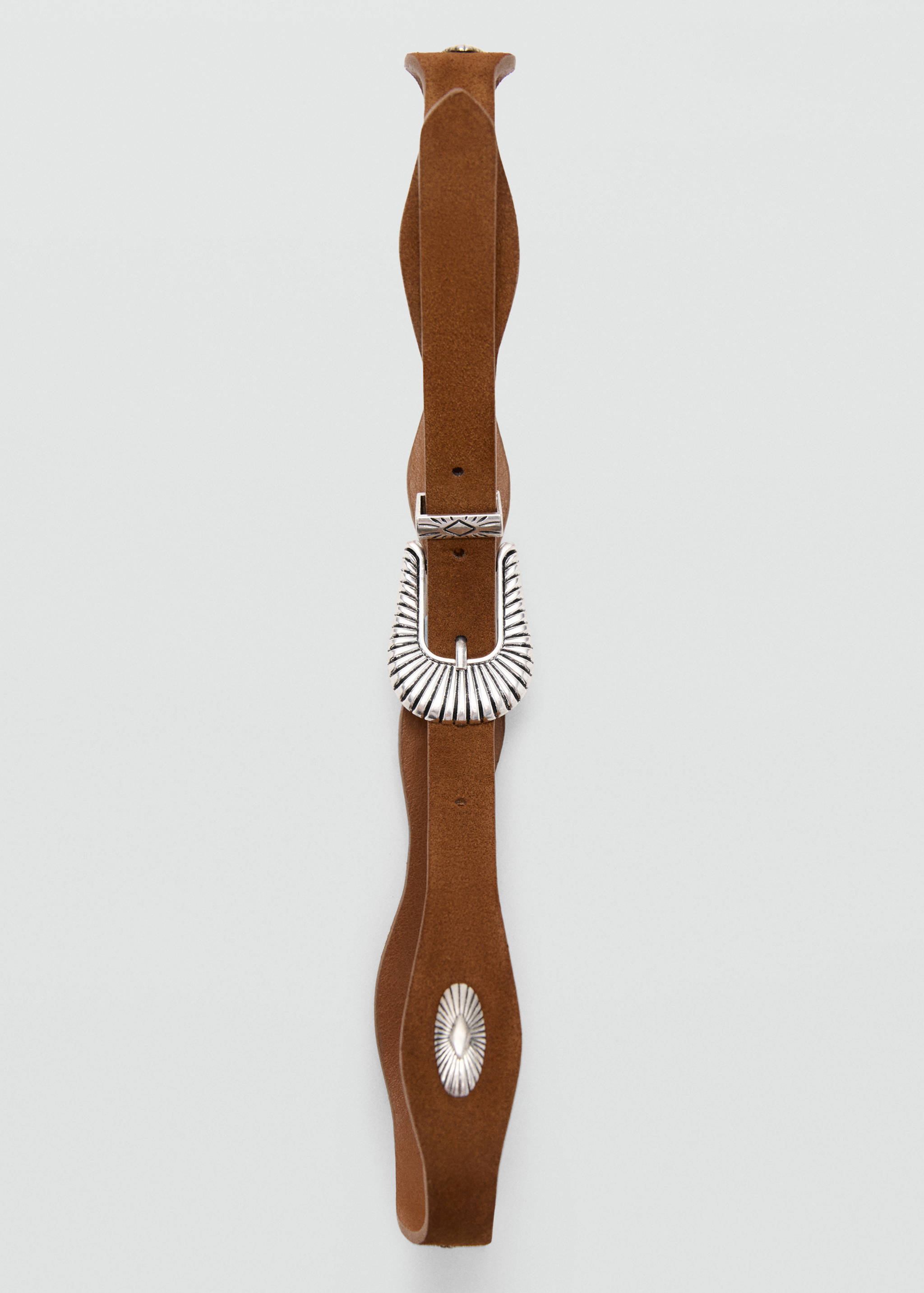 Schmaler Gürtel mit Metallschnalle - Detail des Artikels 2