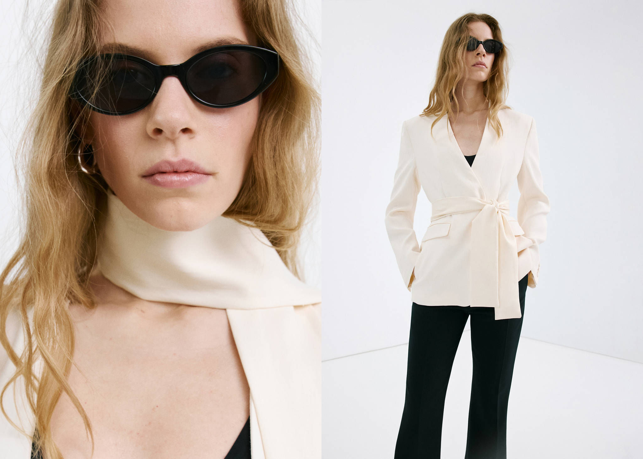 Suit blazer without lapels - Panoramic plane