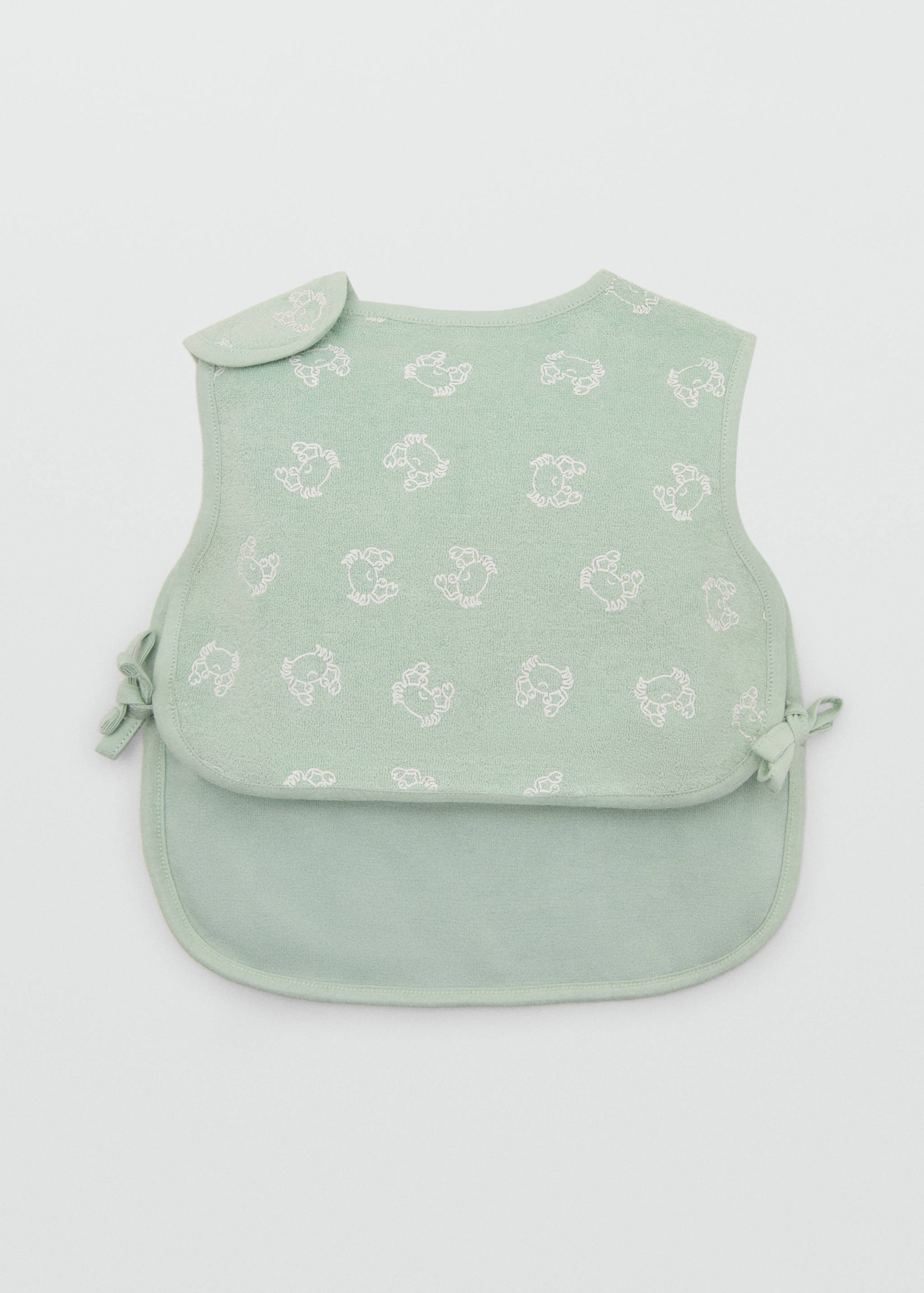 Bavoir imprimé - Plan moyen