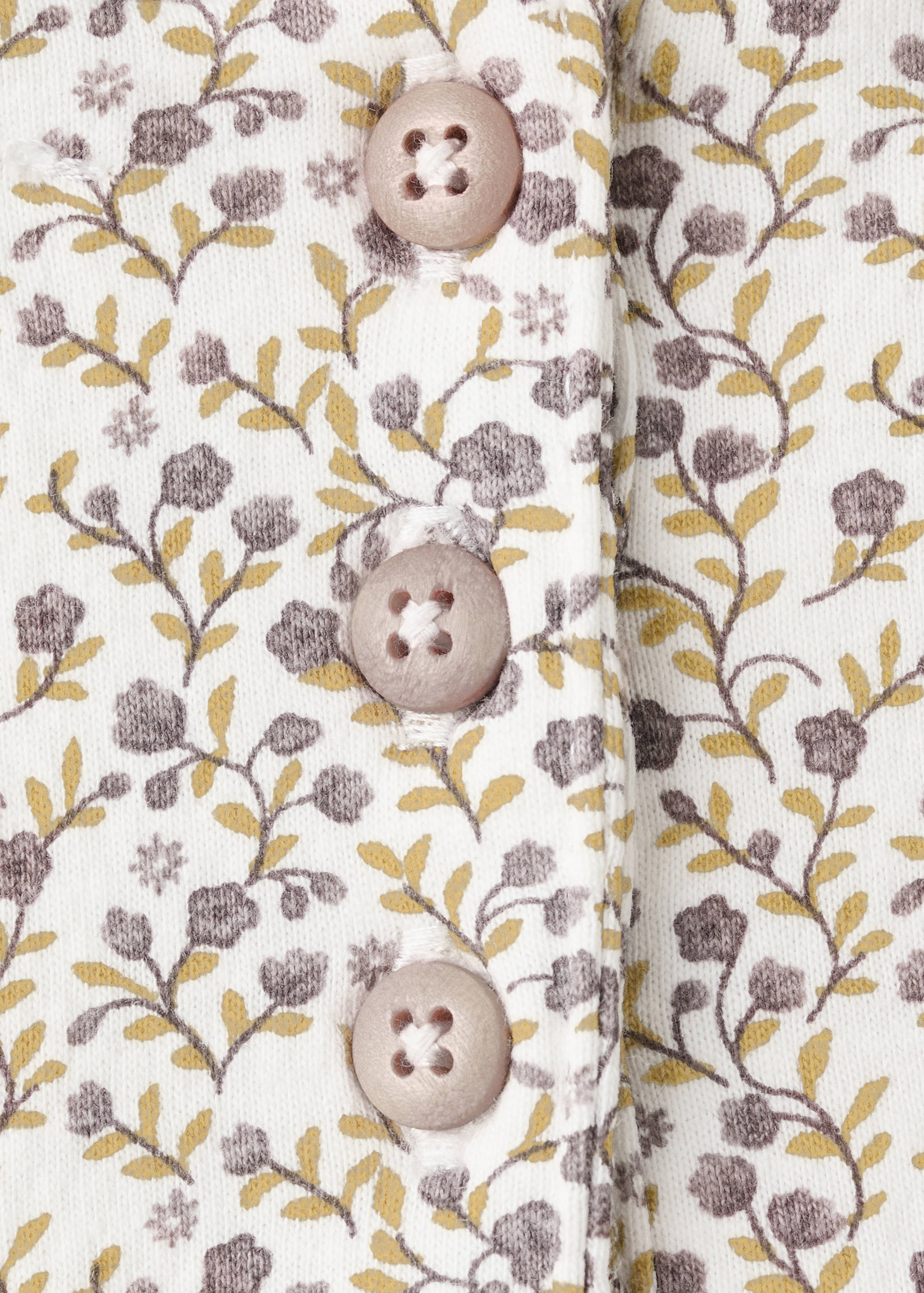 Cotton dress and romper with floral print - Details of the article 0