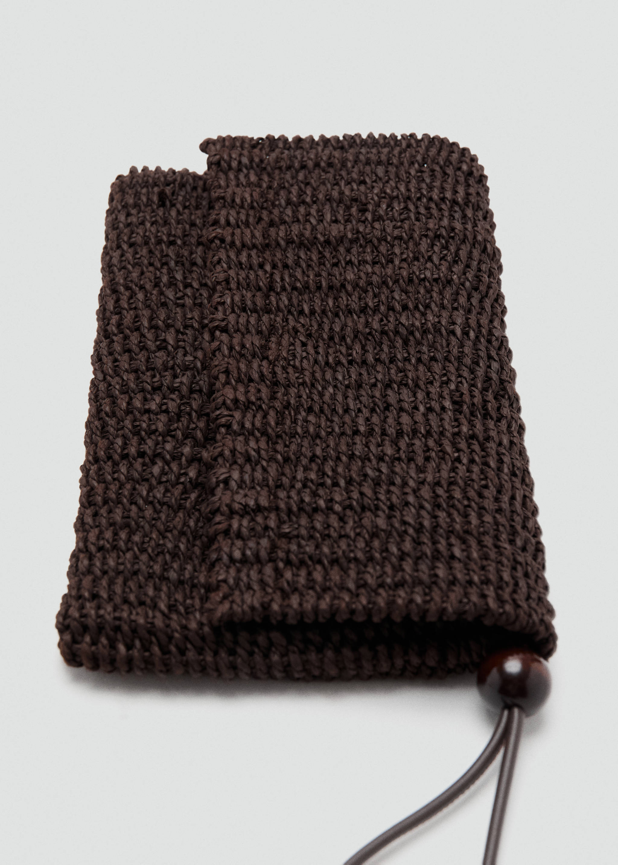 Pochette en fibre naturelle avec rabat - Détail de l'article 2