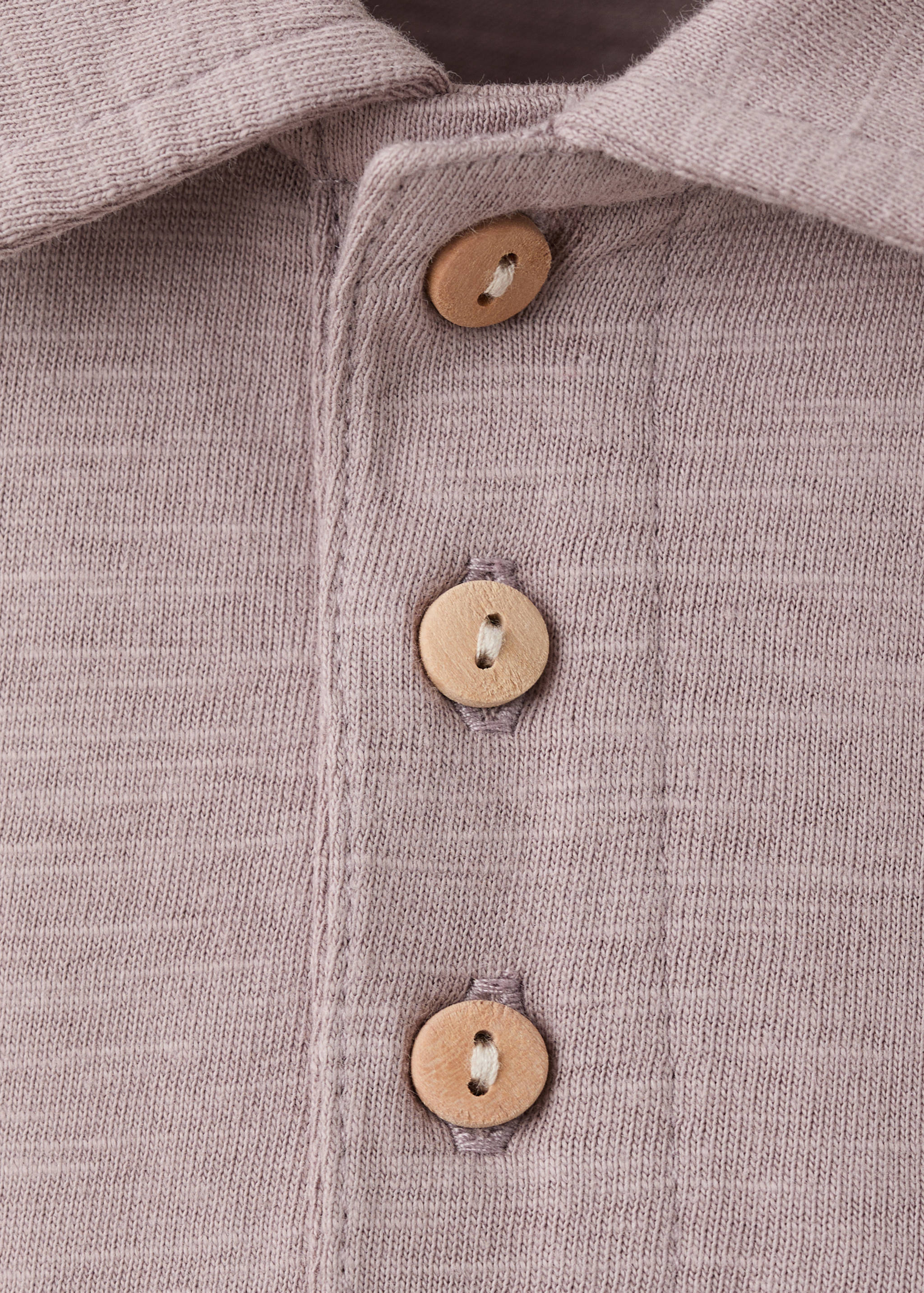 Chest-pocket cotton pocket polo shirt - Details of the article 8