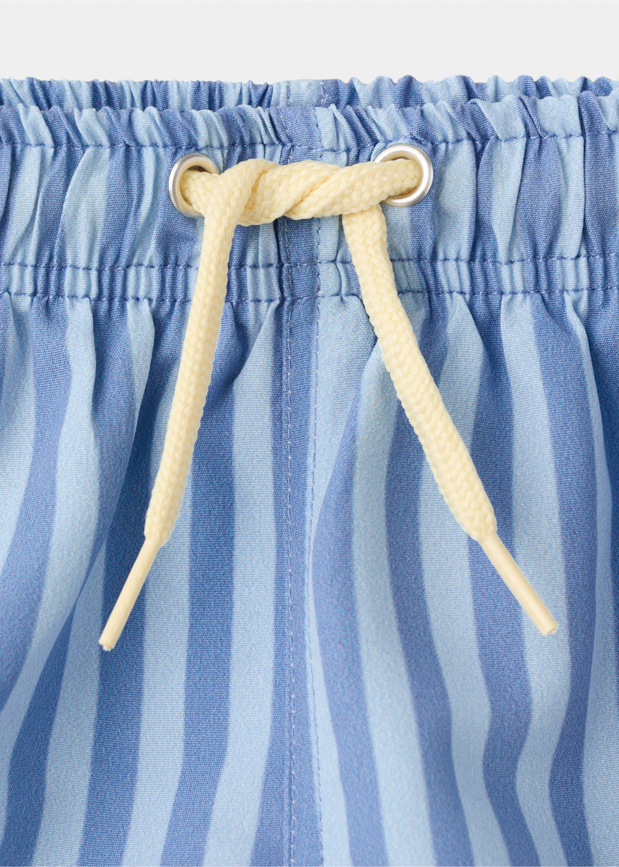 Striped swimsuit - Details of the article 8, Blue. Ref: 27038267-00.