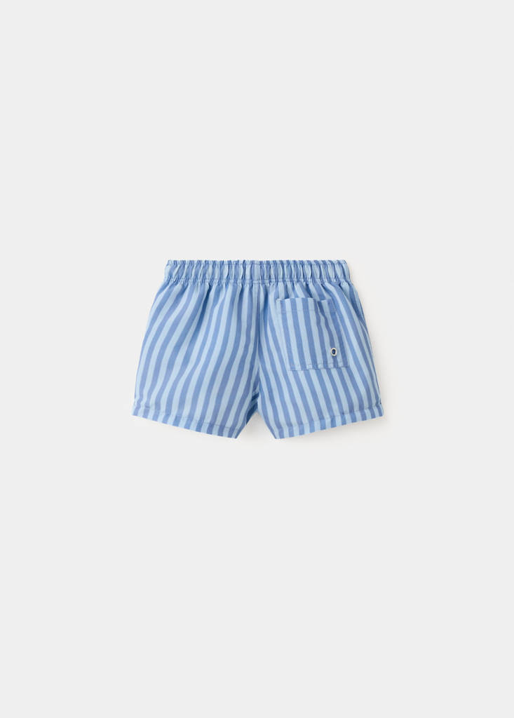 Striped swimsuit — Blue