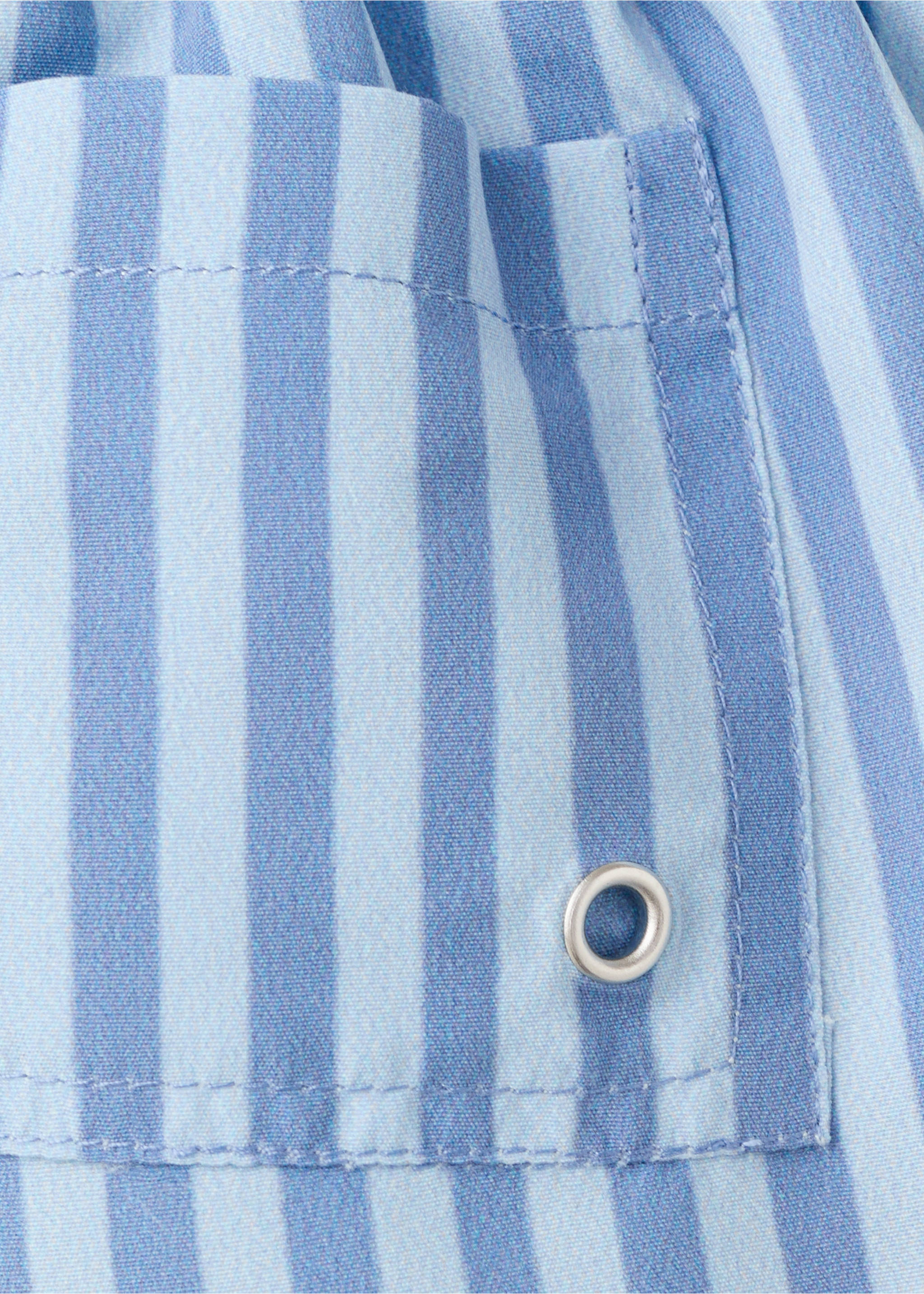 Striped swimsuit - Details of the article 0, Blue. Ref: 27038267-00.