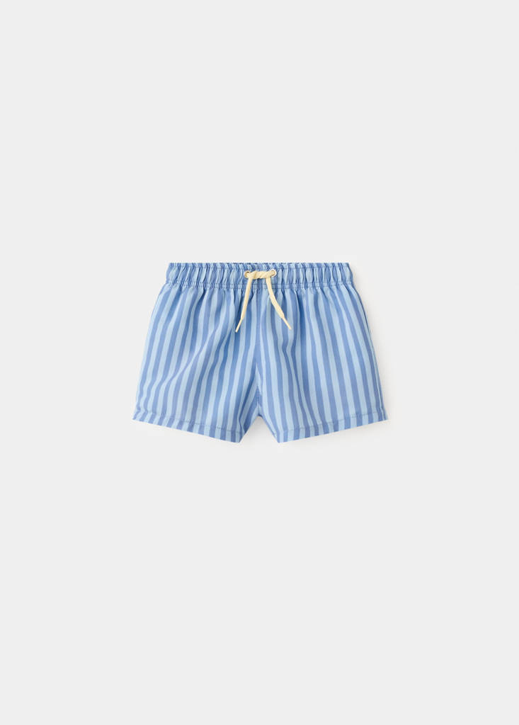 Striped swimsuit — Blue
