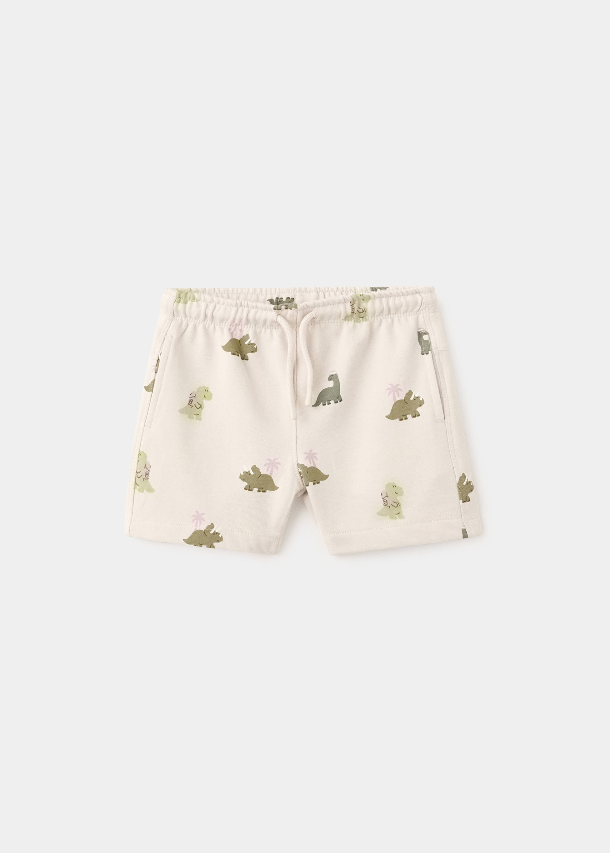 Printed cotton bermuda shorts - Article without model