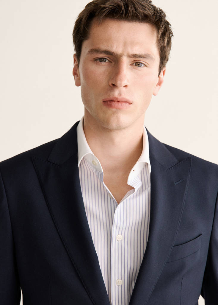 Venecia blazer 100% wool — Navy