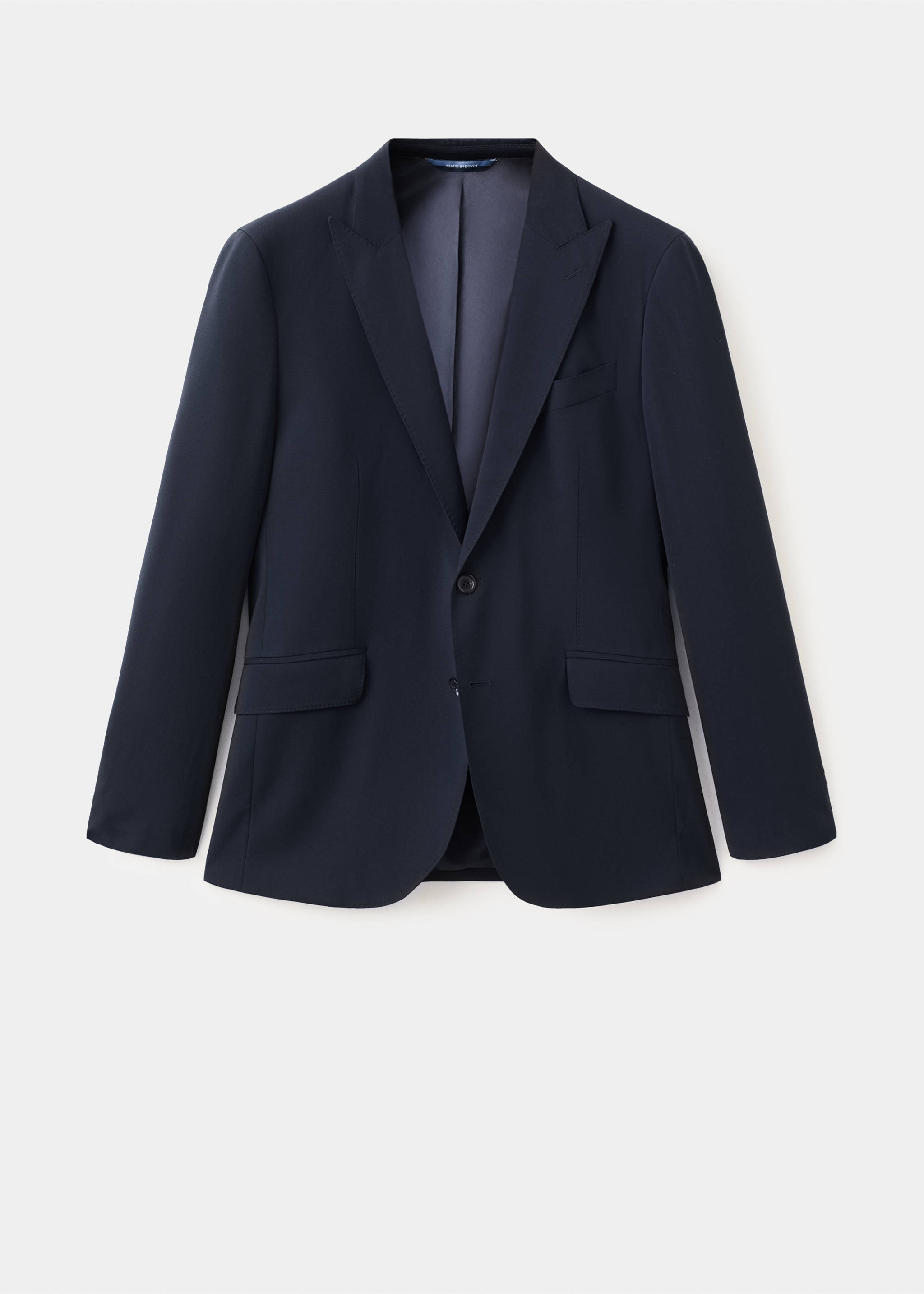 Venetiaans colbert van 100% wol - Artikel zonder model, Marineblauw. Ref: 27038273-00.
