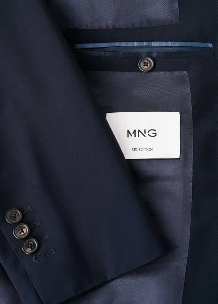 Venecia blazer 100% wool — Navy