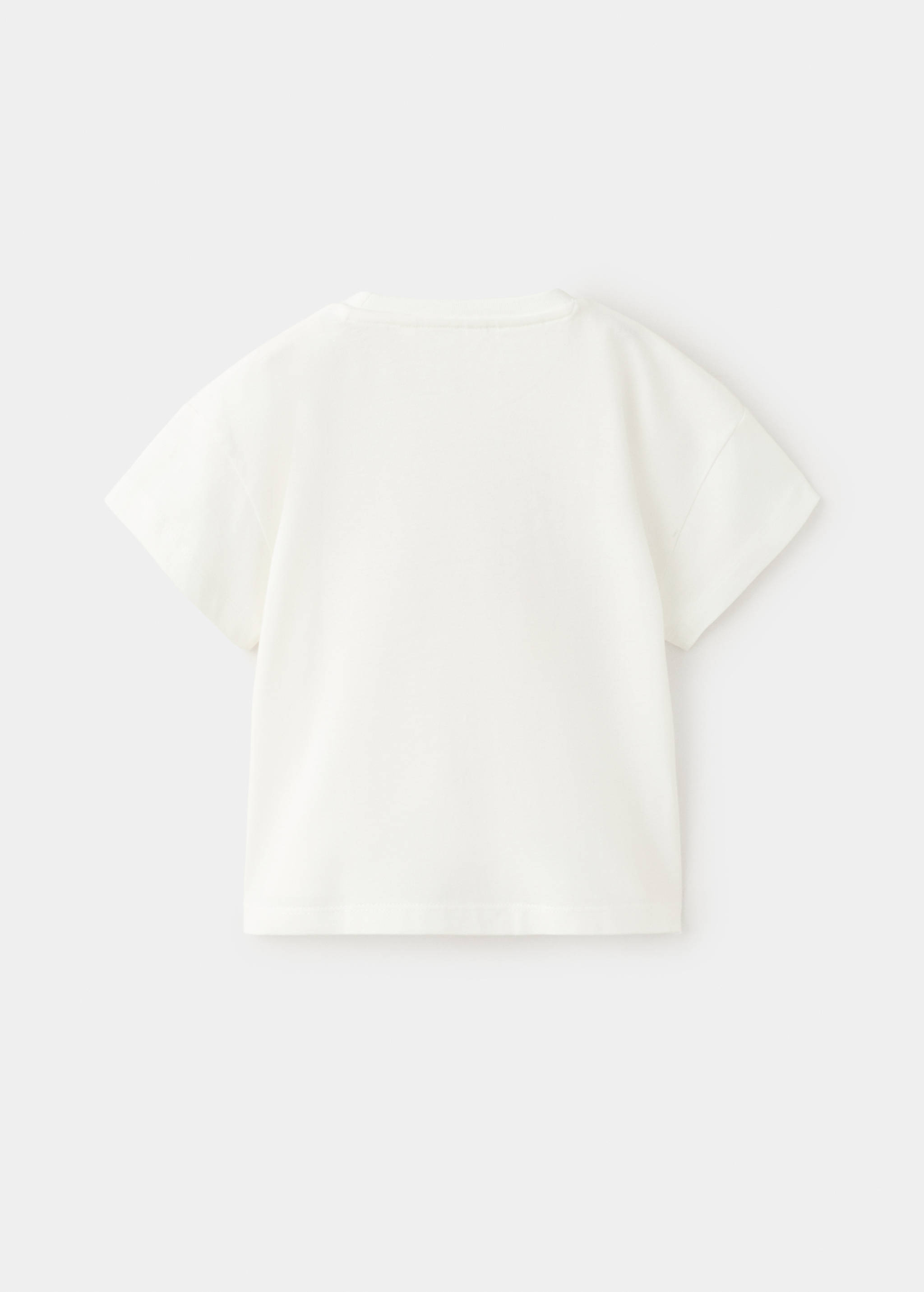 Printed cotton-blend t-shirt - Reverse of the article