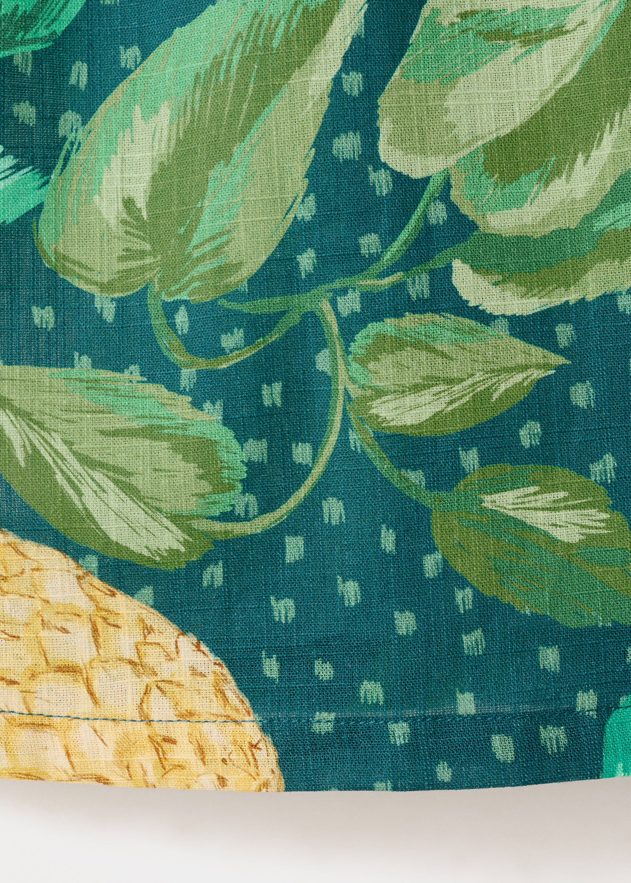 فستان قطني مطبوع - تفاصيل المنتج 0